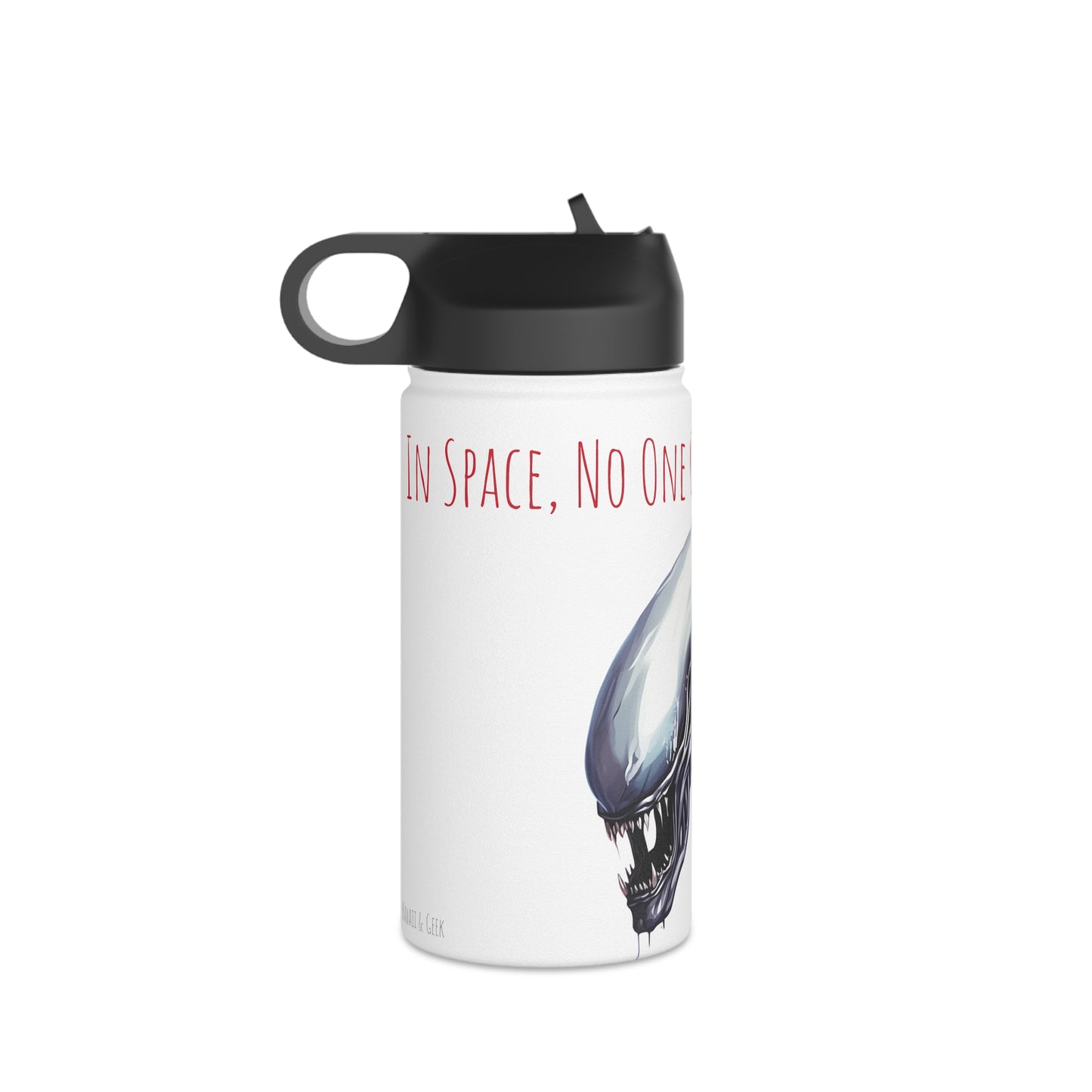 Alien Xenomorph Bottle: Space-Themed Stainless Steel Hydration