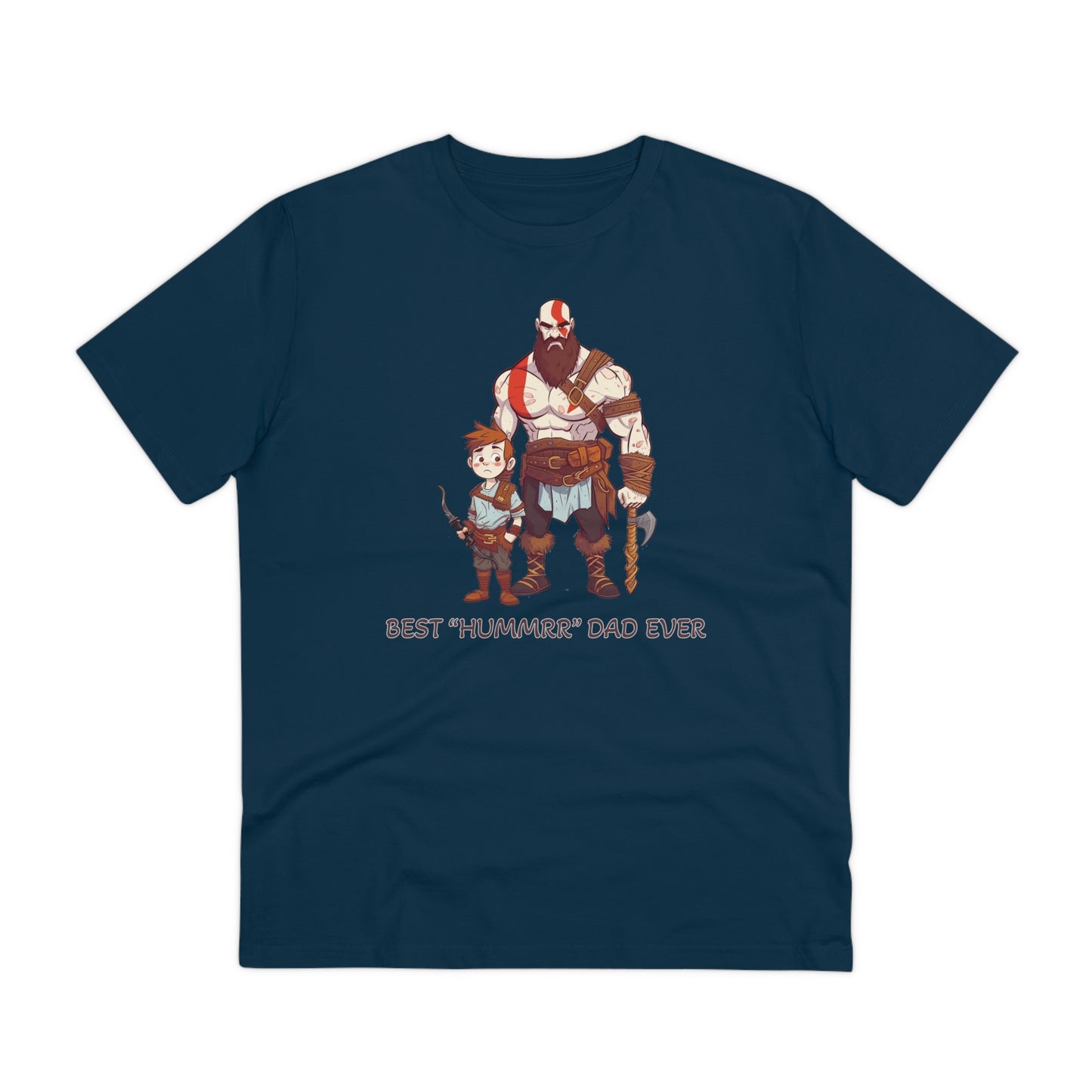 Kratos - God of War T-Shirt - BEST Hummrr Dad Ever - Celebrate Father's Day with Playful Style