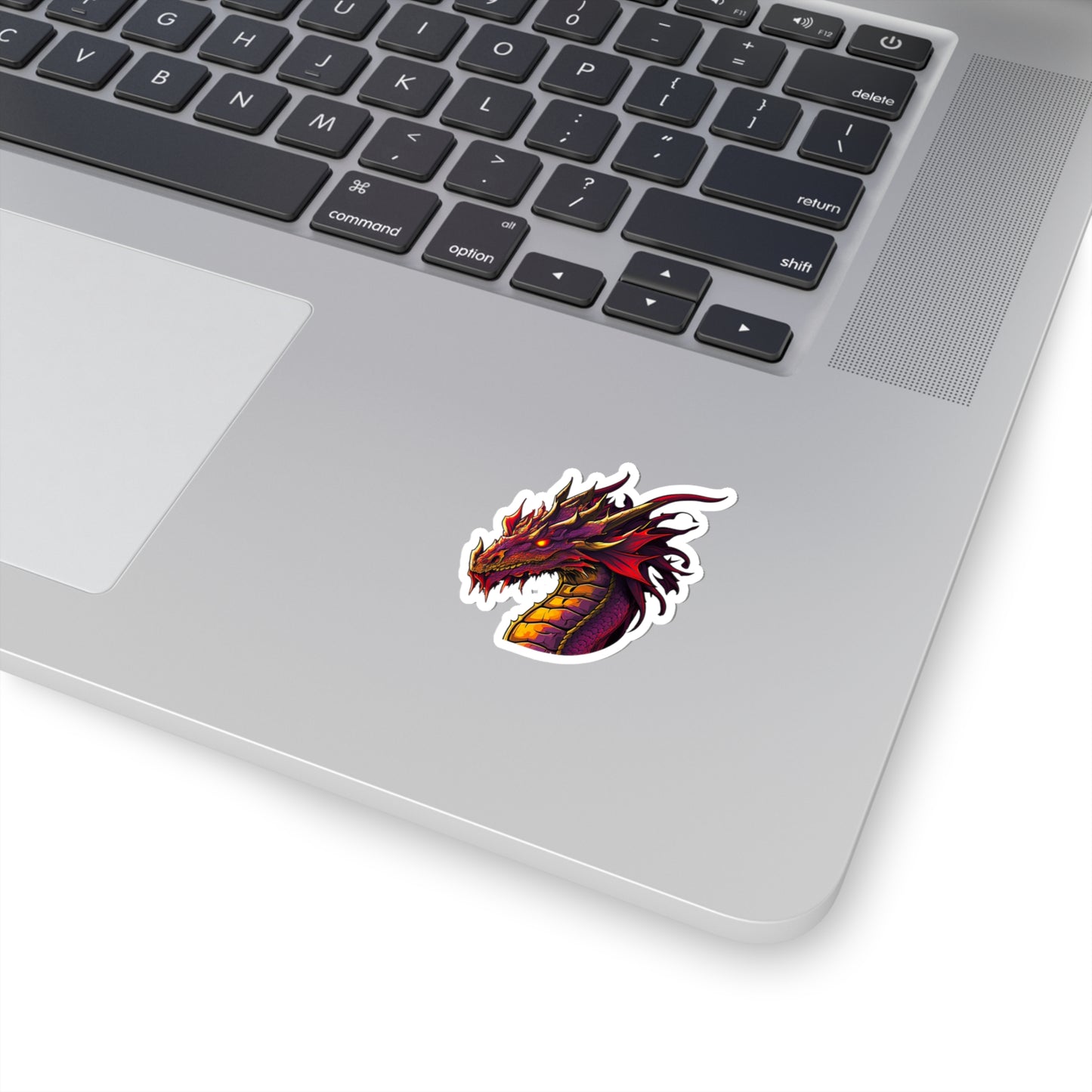 Mighty Red Dragon Sticker - Add Some Mythical and Powerful Style to Your Tech