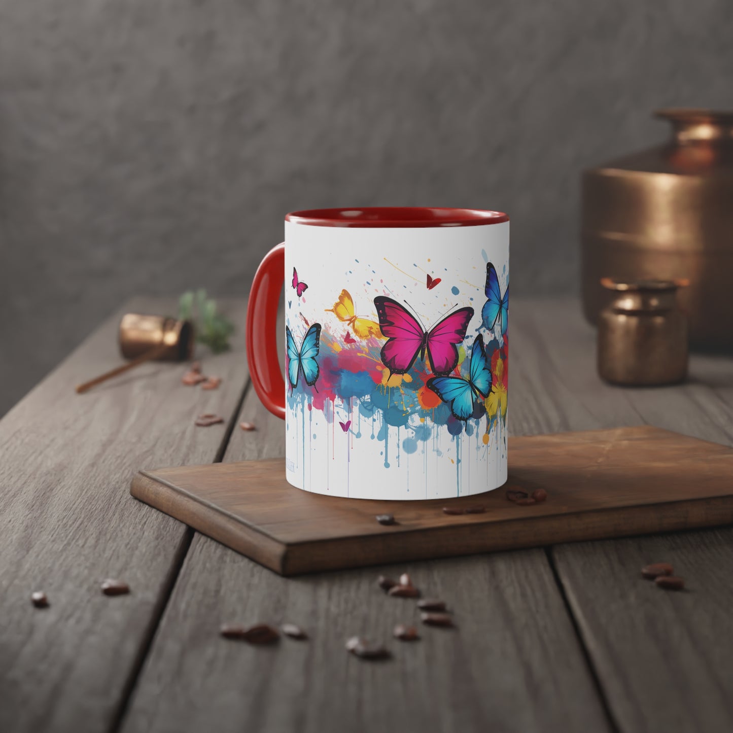 Elegant Butterflies Mug - Embrace the Beauty of Nature with Every Sip - EU