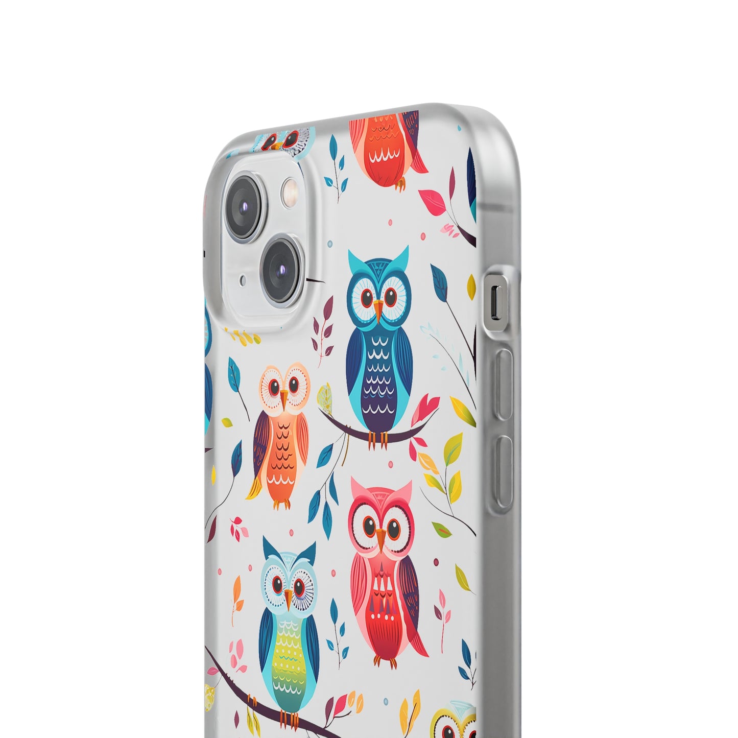 Whimsical Owl Flexi and Transparent Phone Case