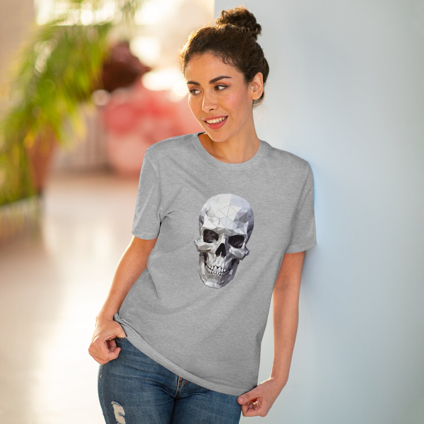 Skull Polygonal T-Shirt - Embrace Edgy Style