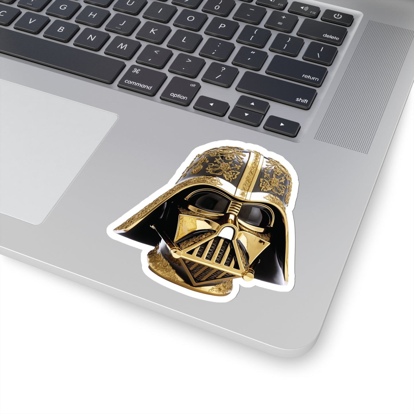 Gold Darth Vader Sticker - Unleash Imperial Grandeur - Star Wars