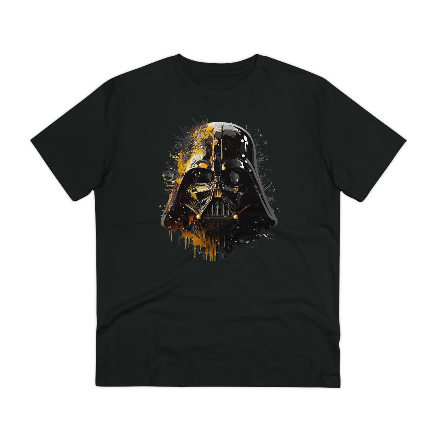 Darth Vader in Watercolor Style Eco-Friendly Unisex T-Shirt - Add Some Artistic and Sustainable Style to Your Wardrobe