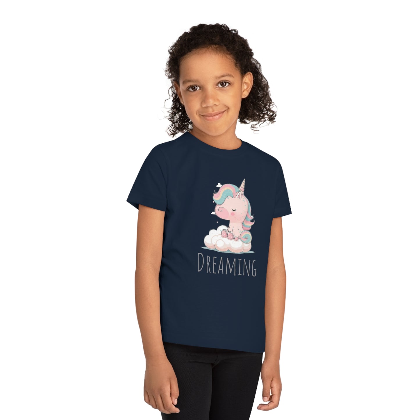 Dreaming Unicorn Kids Eco-Friendly T-Shirt - Spark Imagination with Magical Comfort