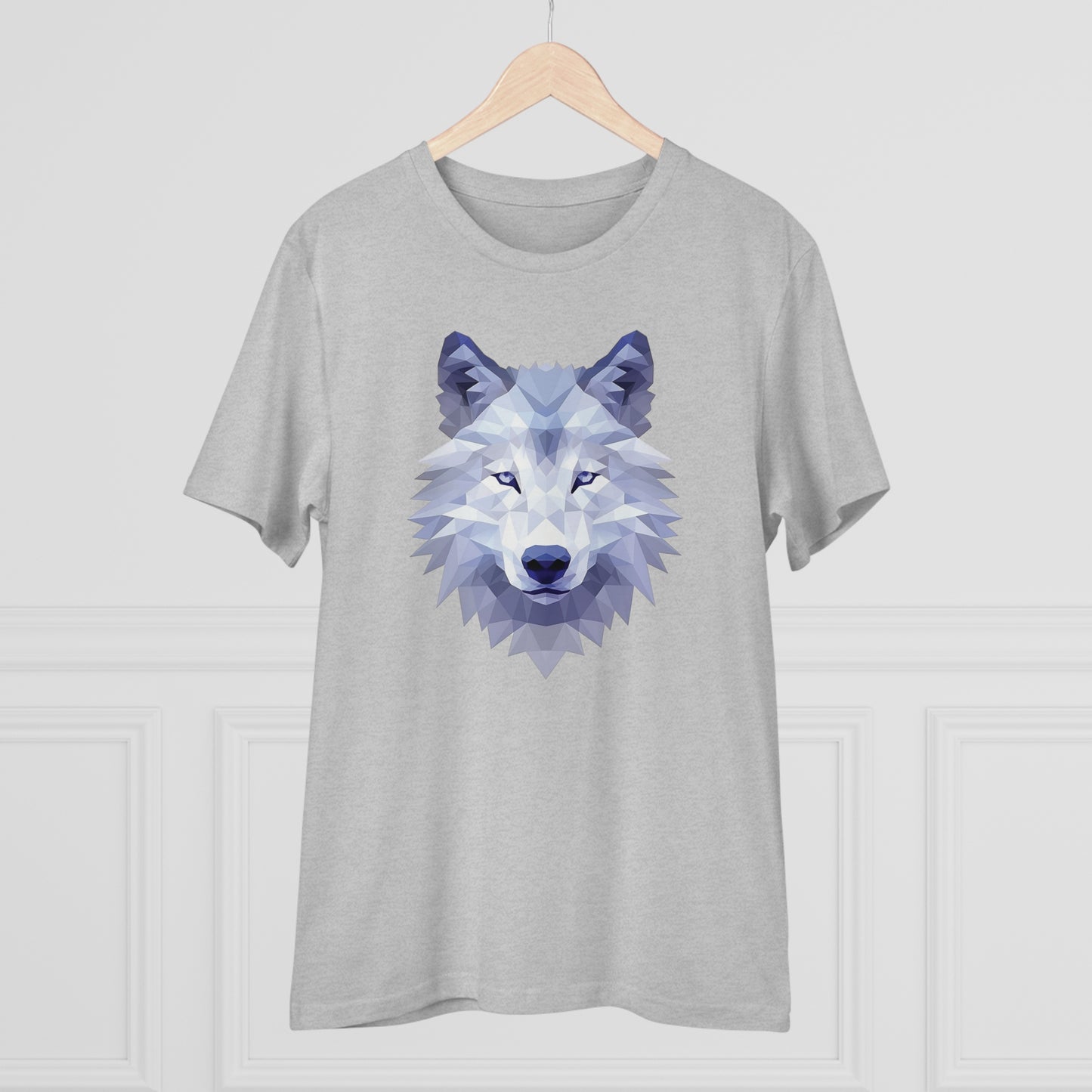 Wolf Polygonal T-Shirt - Embrace Wild Harmony
