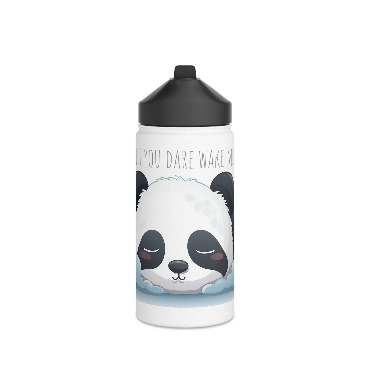 Kawaii Panda's Nap: Stainless Steel Water Bottle