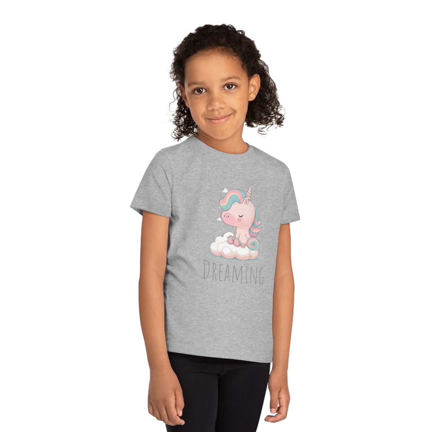 Dreaming Unicorn Kids Eco-Friendly T-Shirt - Spark Imagination with Magical Comfort