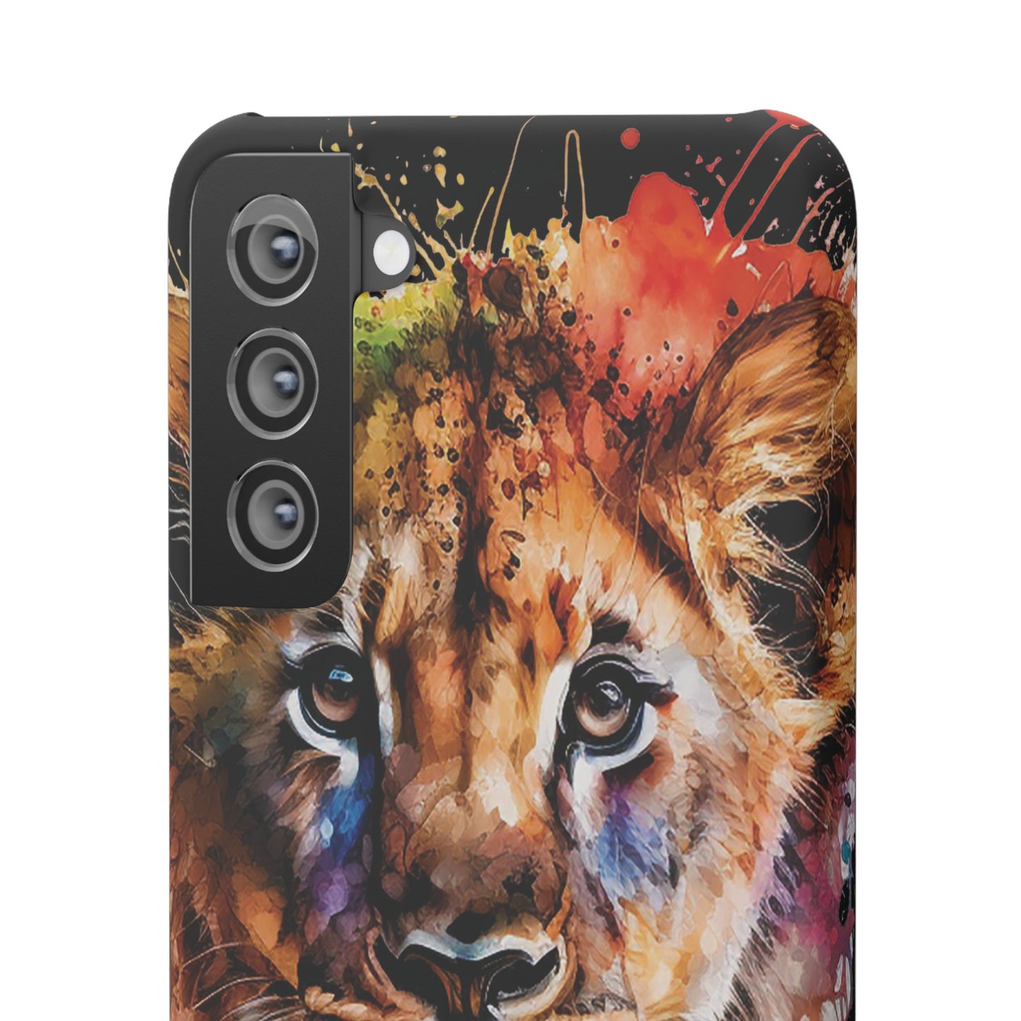 Phone Case Watercolor Lion Cub