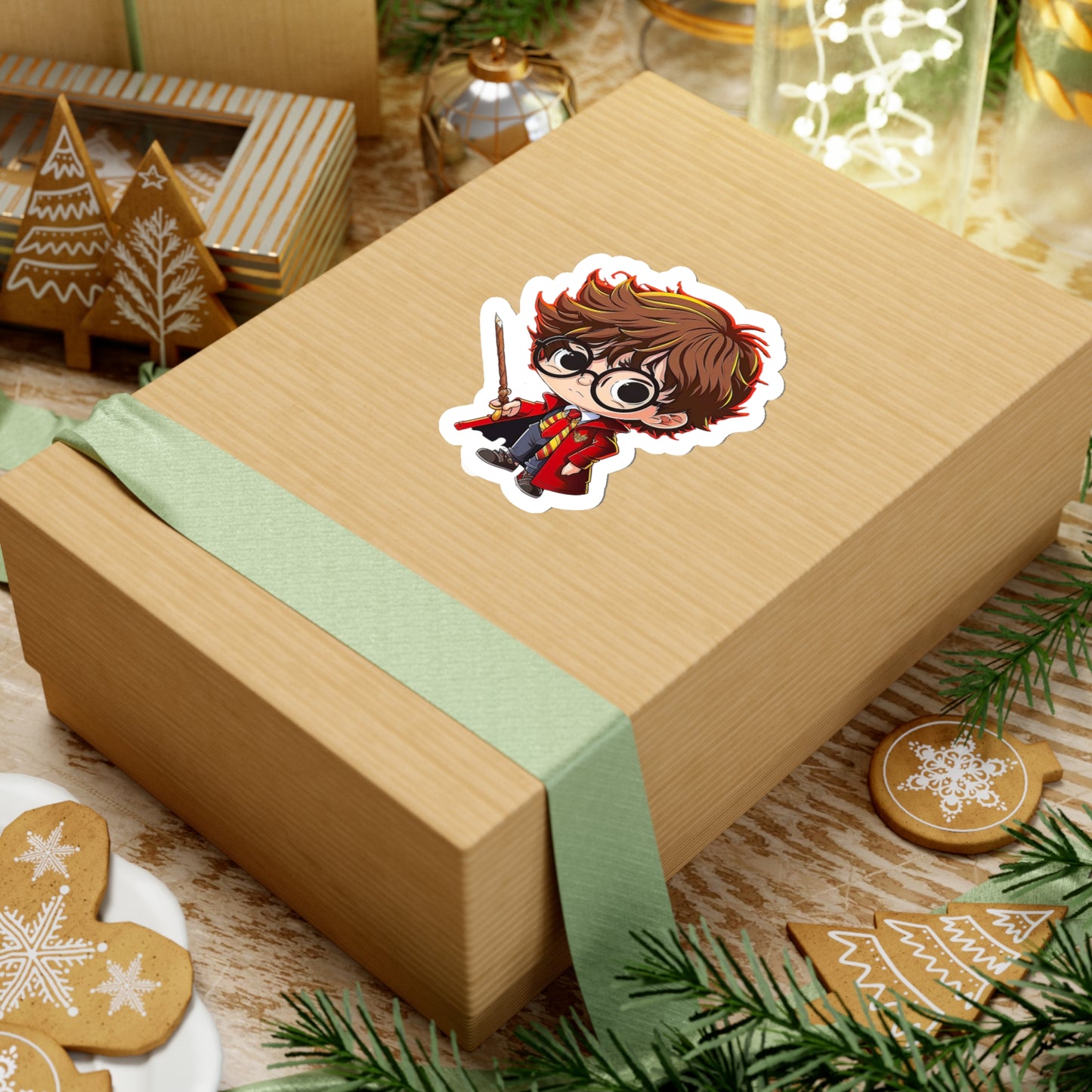 Kawaii Harry Potter Sticker - Add Some Cute and Magical Style to Your Tech