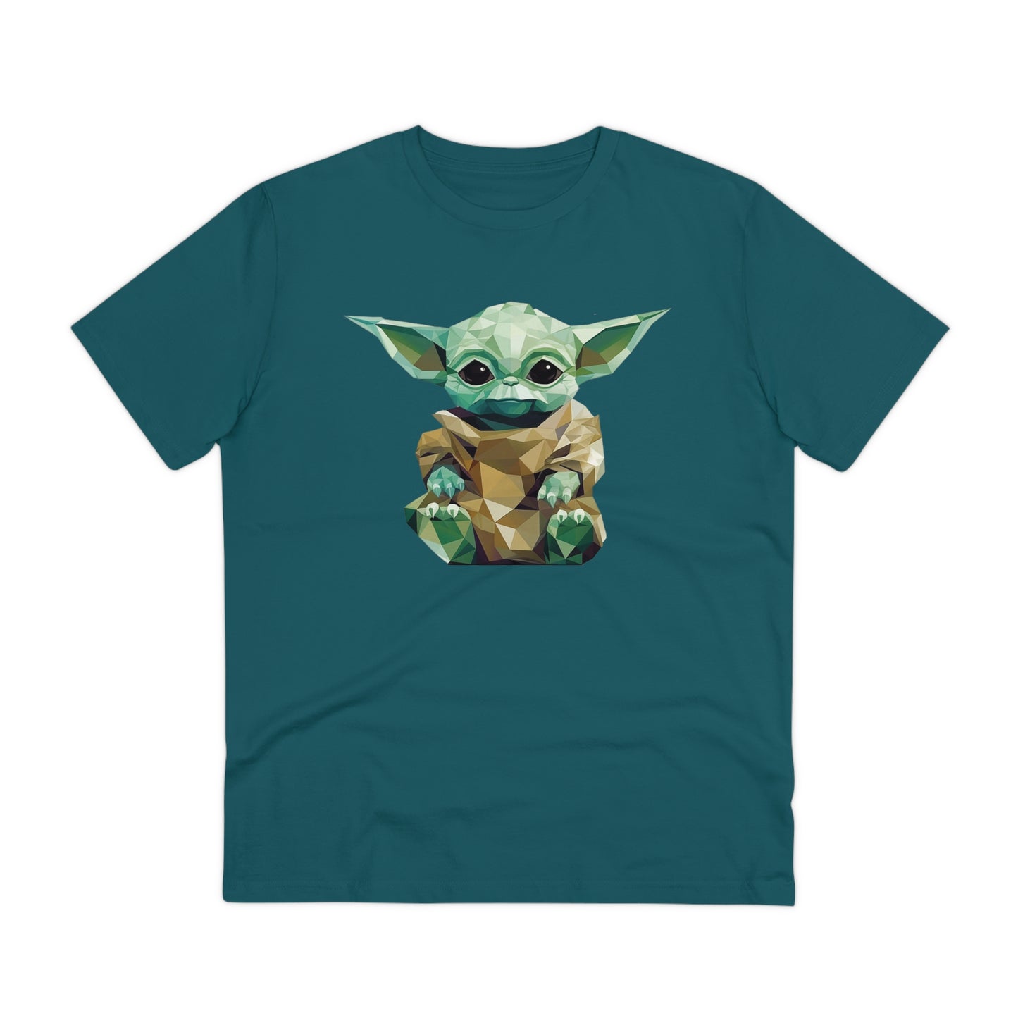 Baby Yoda Grogu Polygonal T-Shirt - Embrace Adorable Force - Star Wars