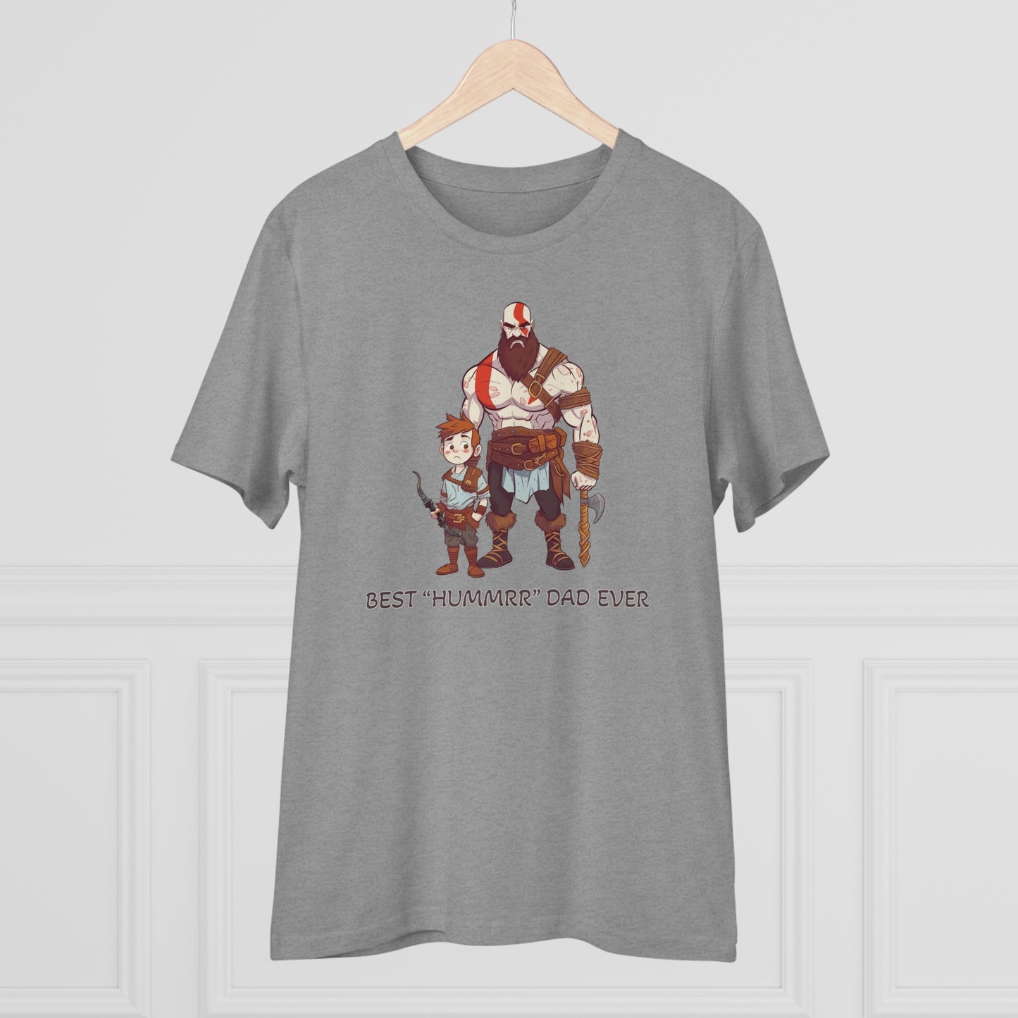 Kratos - God of War T-Shirt - BEST Hummrr Dad Ever - Celebrate Father's Day with Playful Style
