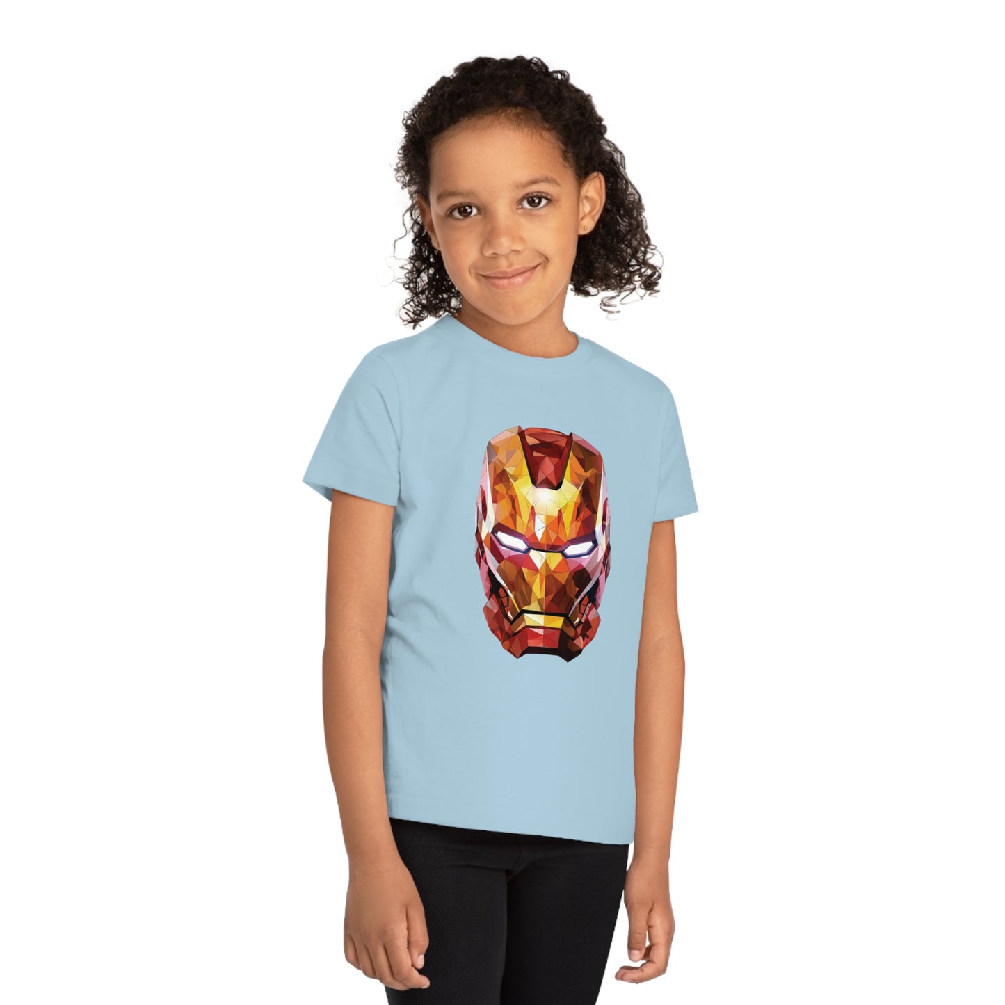 Iron Man Polygonal Kids T-Shirt - Embrace Heroic Style
