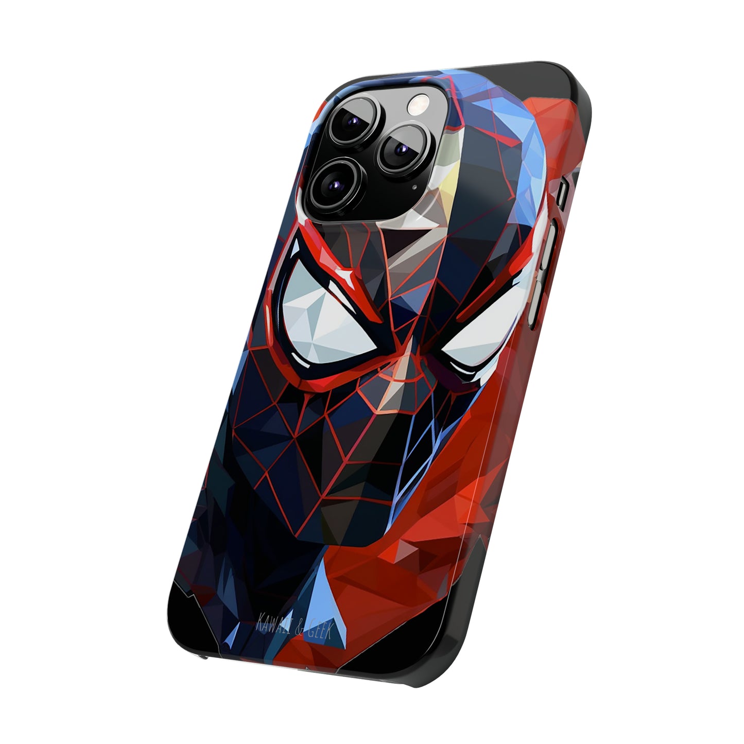 Miles Morales Slim Phone Case iPhone 15 Compatible - Embrace Superhero Style - Spider Man