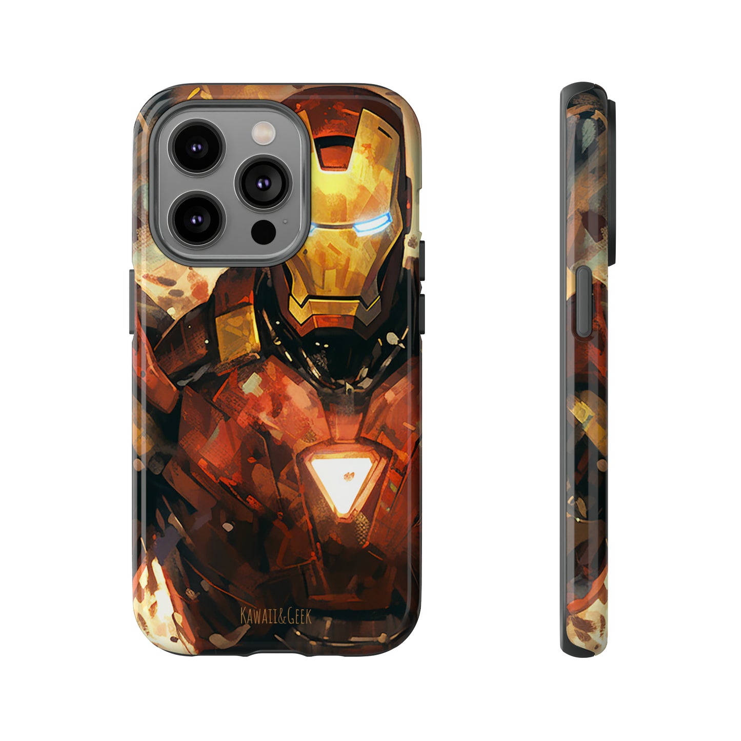 Iron Man Painting Tough Phone Case - Add Some Bold and Unique Style to Your Tech