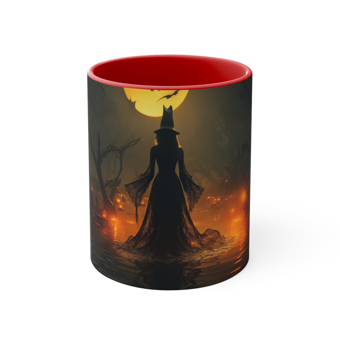 Spooky Swamp Witch 11 oz Bicolor Mug: Halloween Special