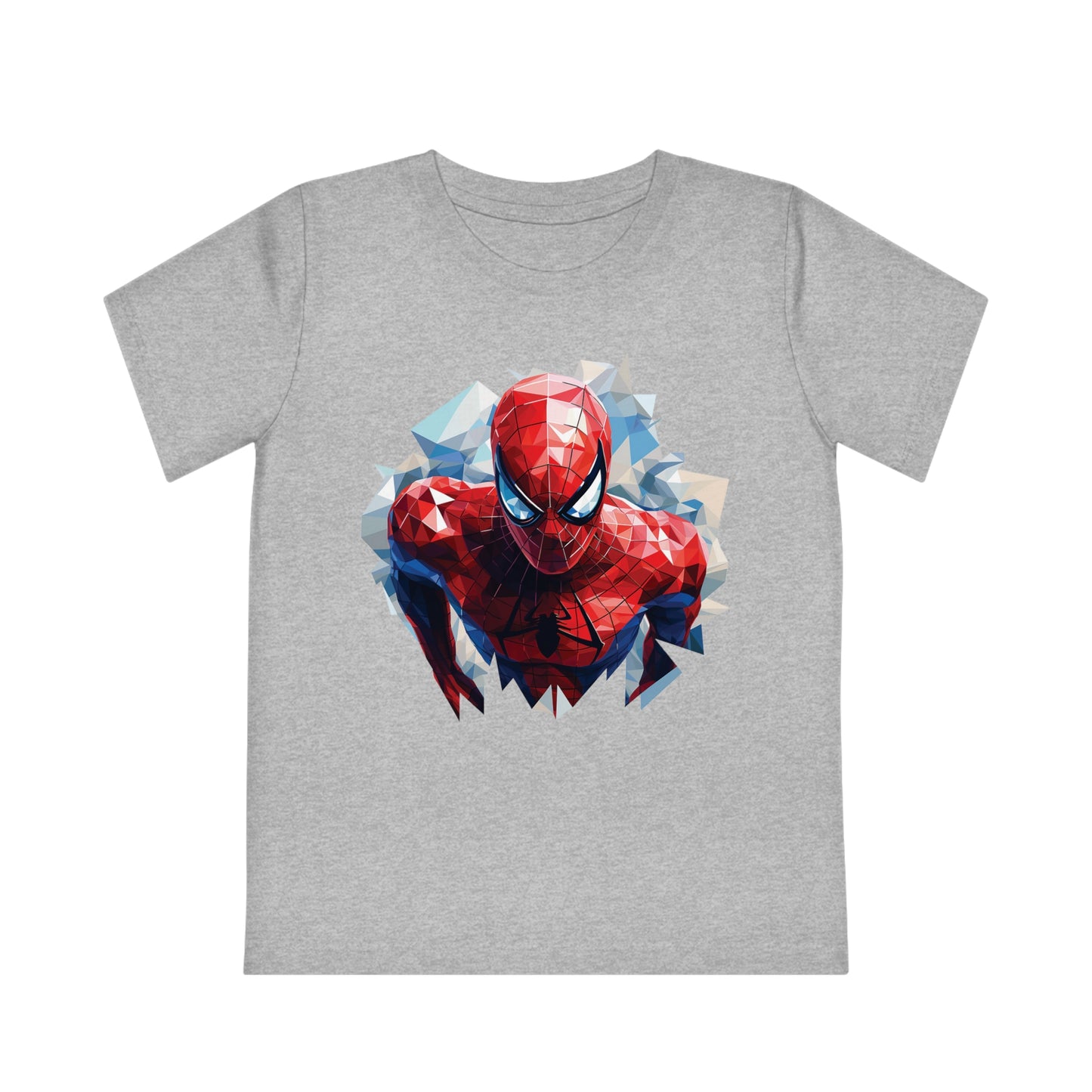 Spider-Man Polygonal Kids T-Shirt - Embrace Web-Slinging Adventure