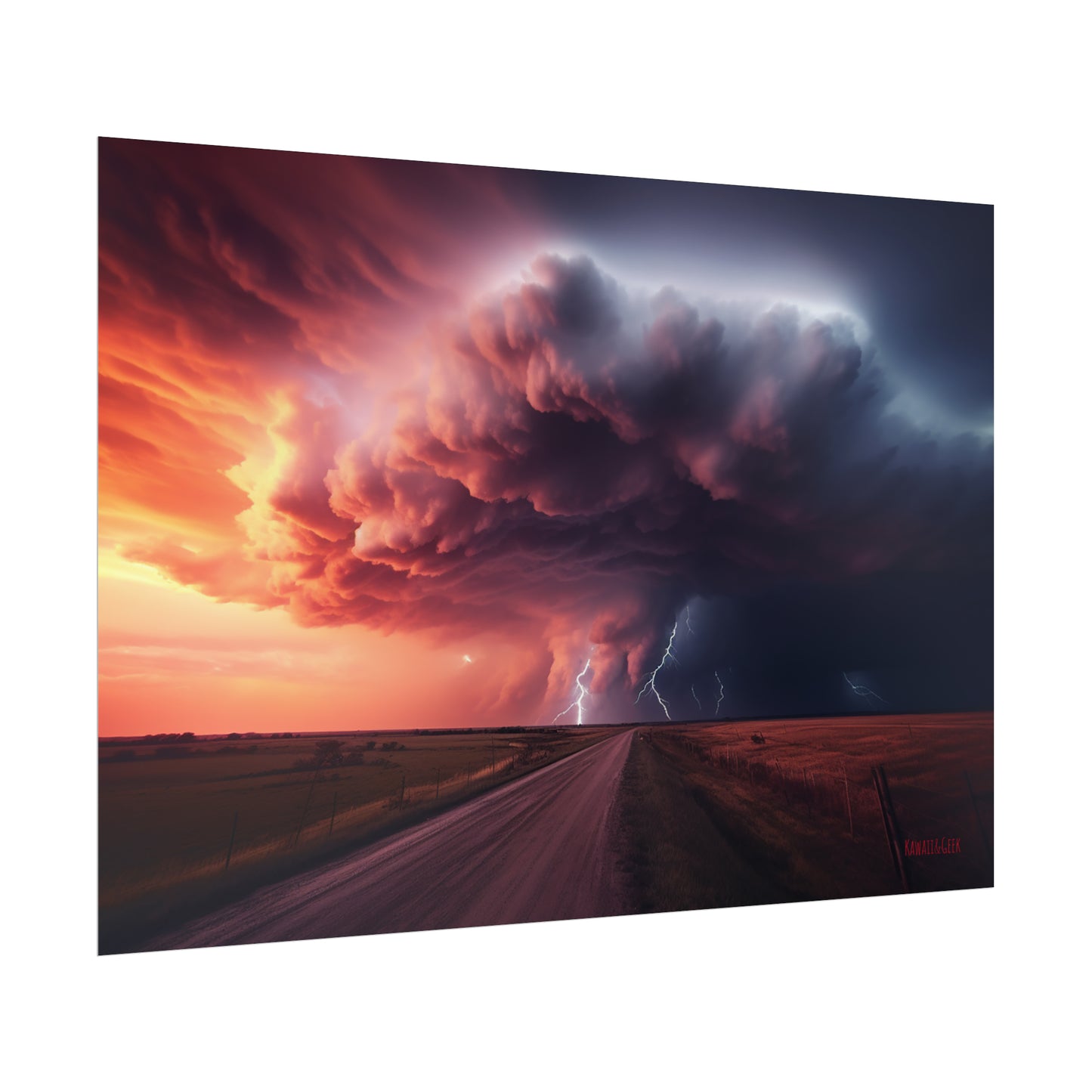 Unleash Nature's Fury: Supercell Storm Poster