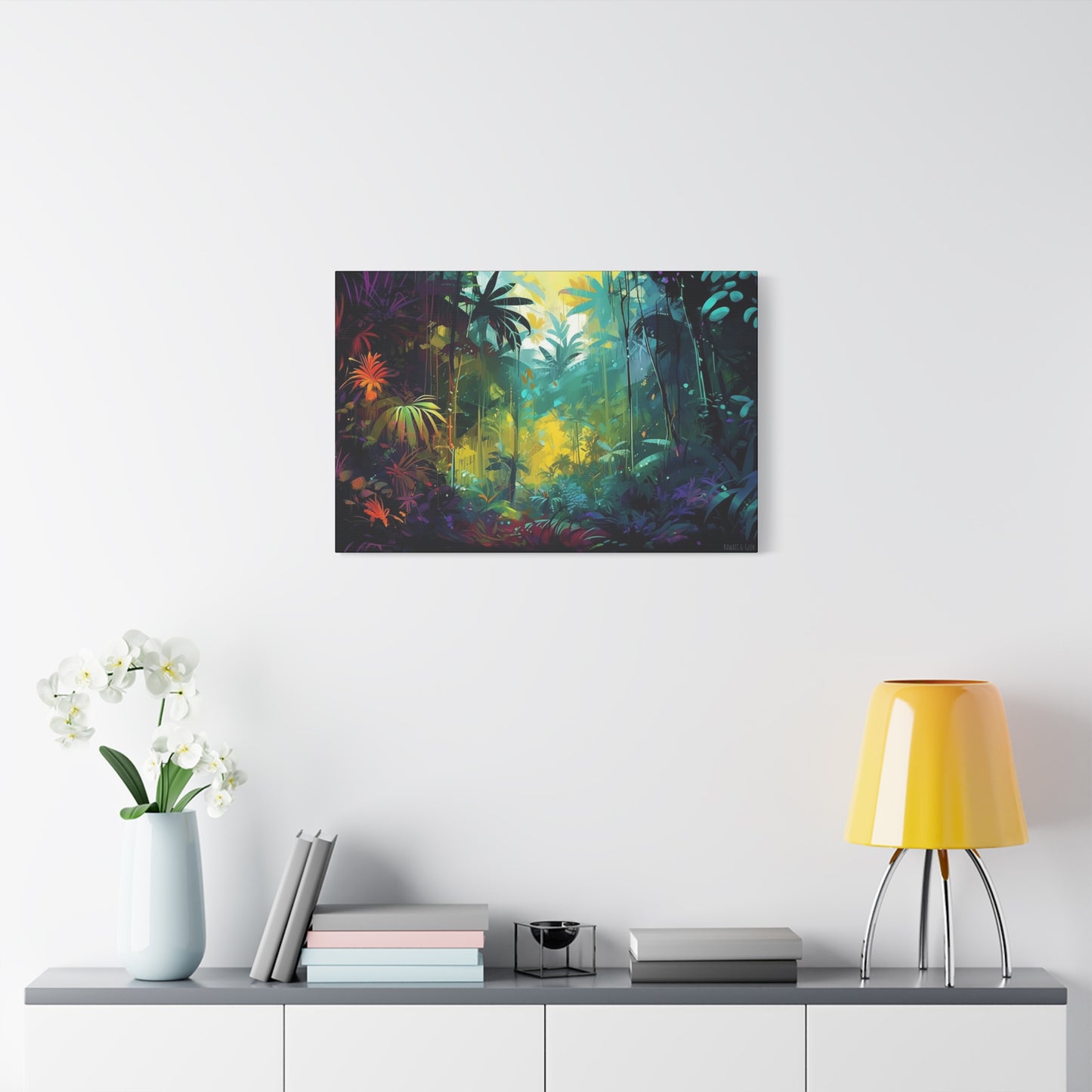 Magical Tropical Forest Canvas - Immerse Yourself in Nature's Enchanting Beauty