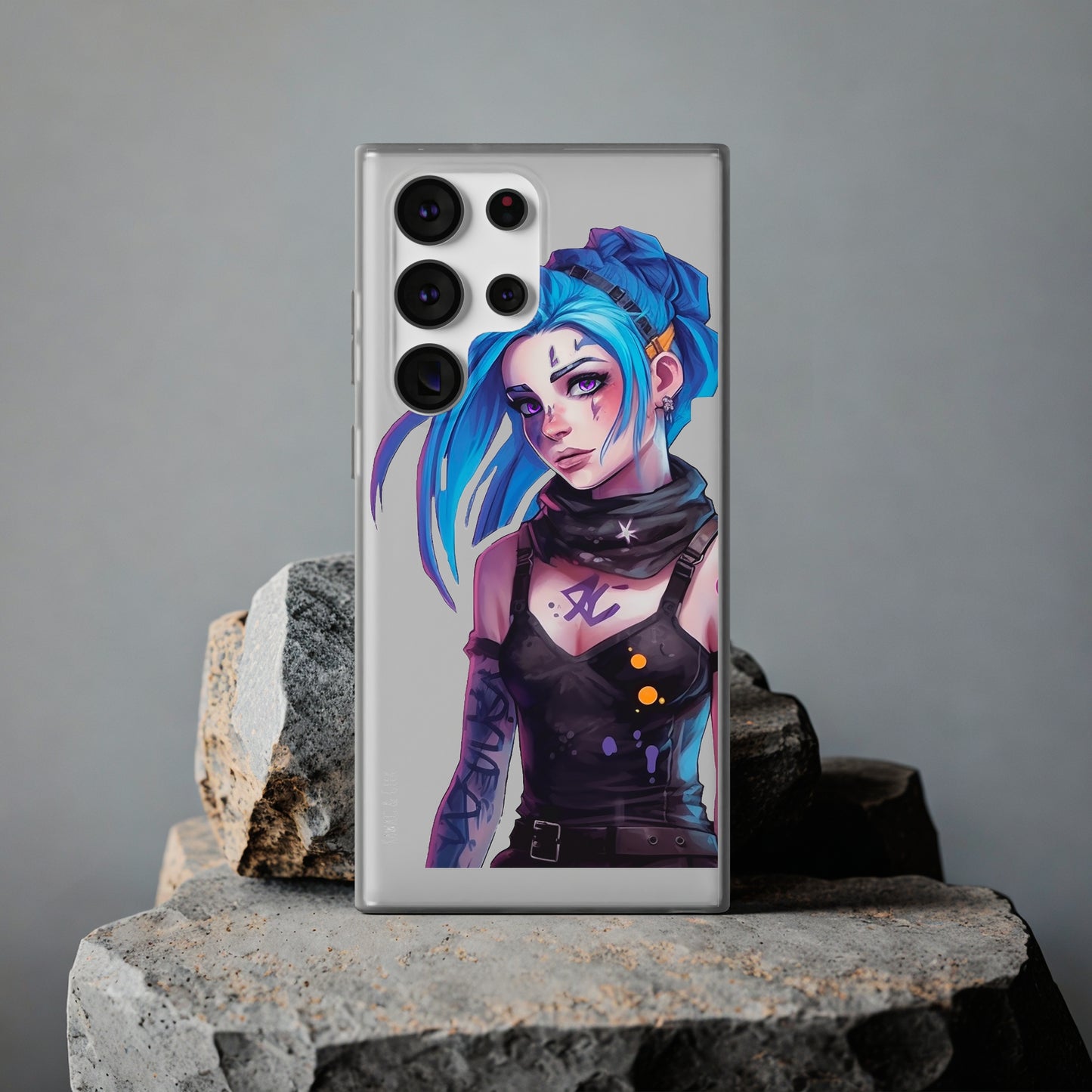 Jinx for Arcane / League of Legends Flexi Phone Case - Add Some Colorful and Gaming Style to Your Phone