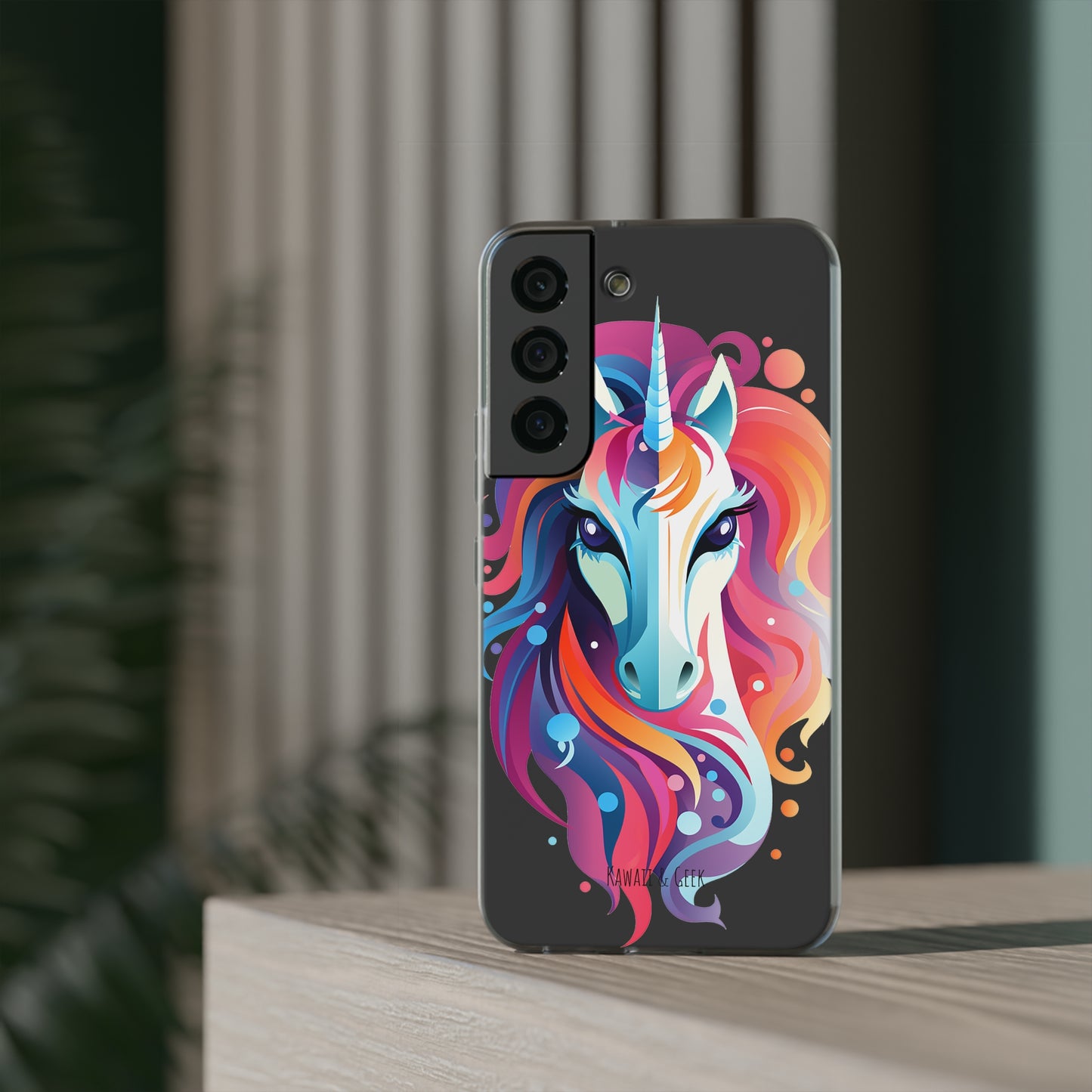 Ink Unicorn Flexi Transparent Phone Case