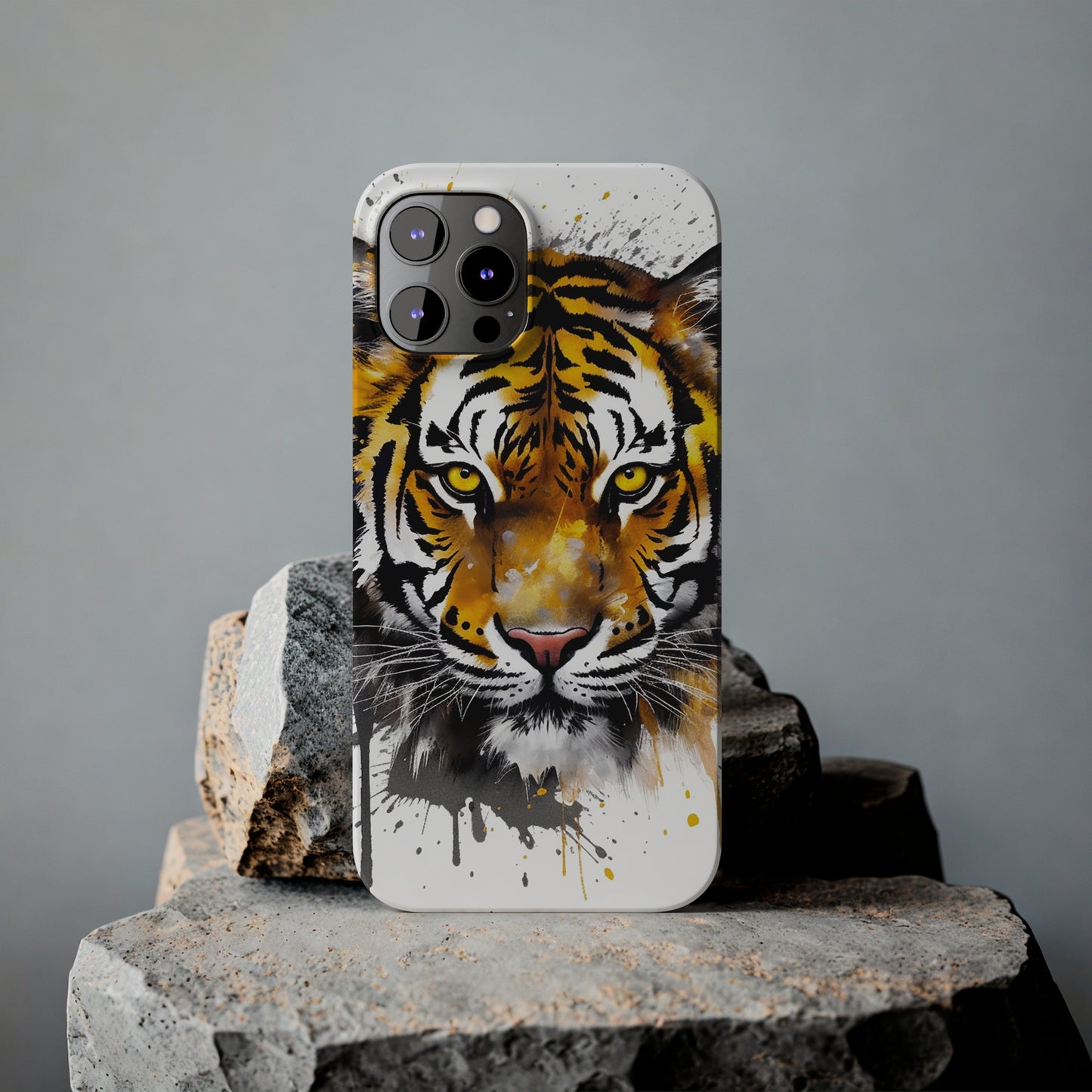 Tiger Flexi Phone Case - Add a Captivating and Artistic Touch to Your Device