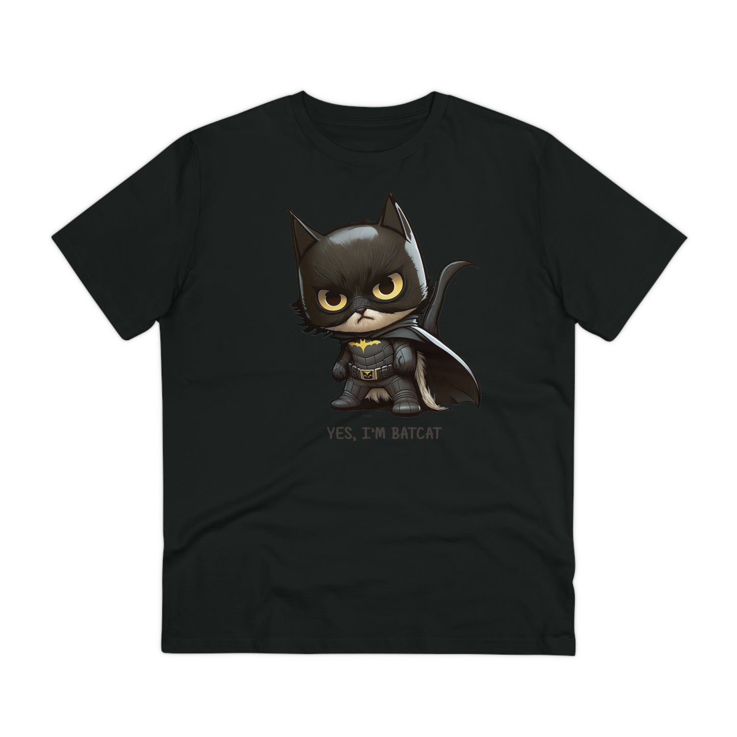 Yes, I'm Batcat, Unisex Eco-Friendly T-Shirt - Make a Playful and Sustainable Fashion Statement