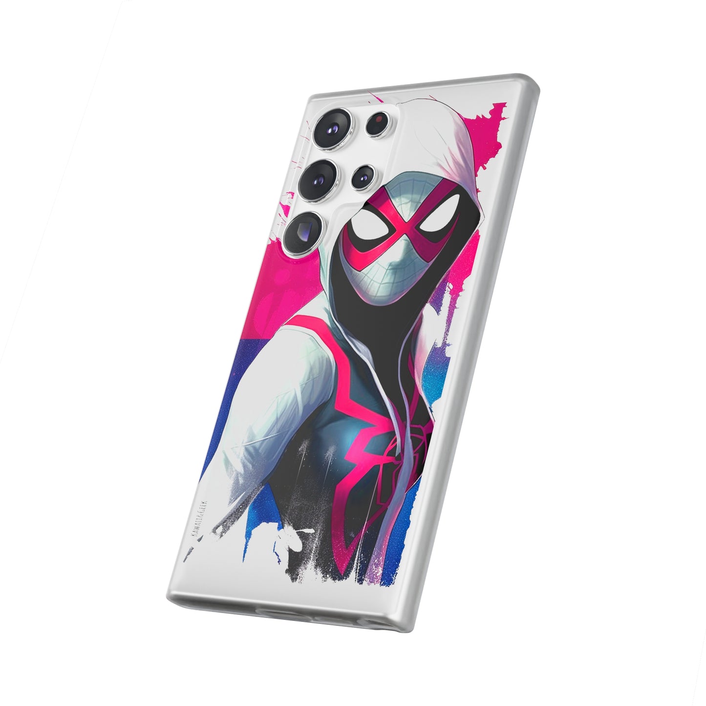 Spider Gwen in Flexi Phone Case - Add Some Colorful and Heroic Style to Your Phone