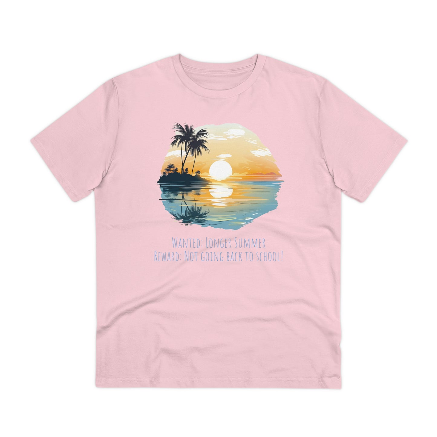 Eco-Friendly Sunset Beach T-shirt : Longer Summer Plea