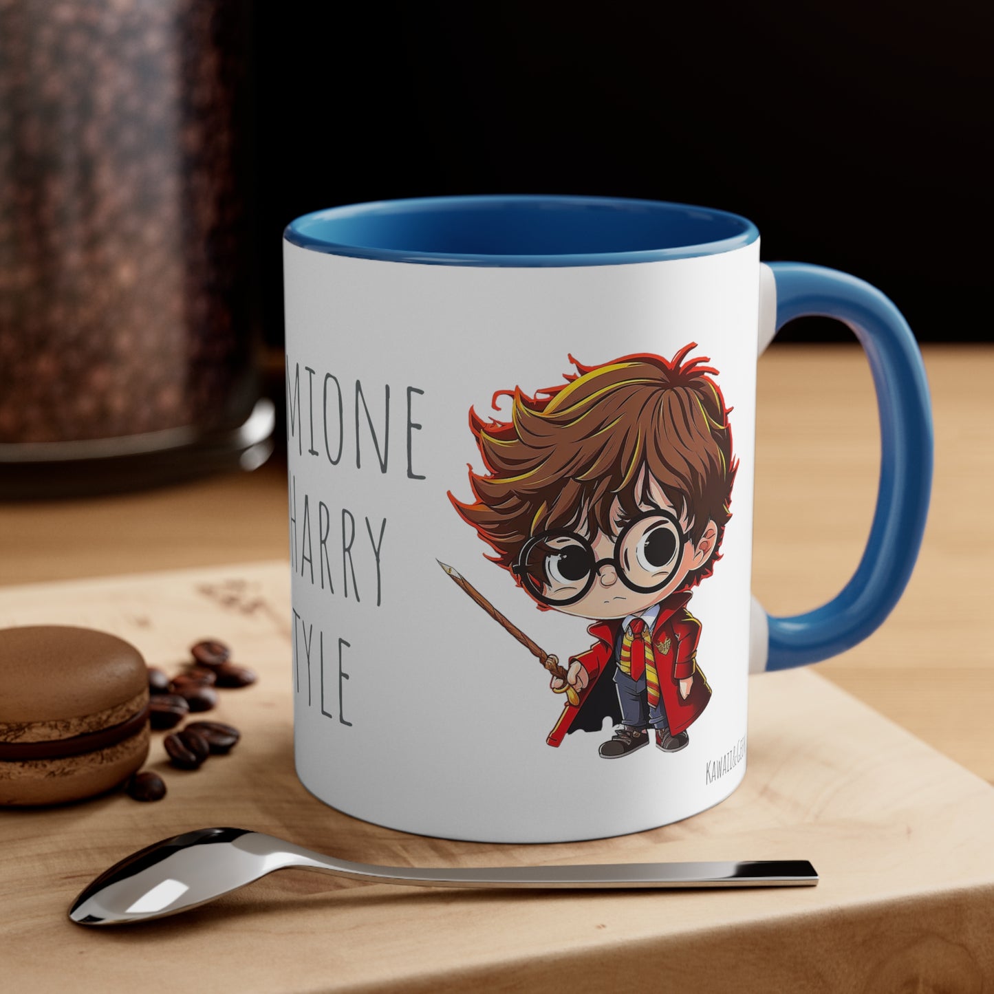 Kawaii Harry Potter & Hermione Bicolor 11oz Mug