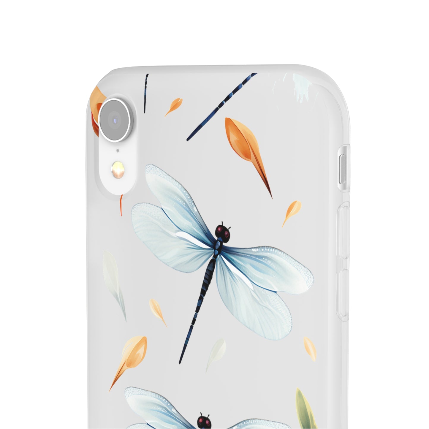 Dragonfly Dreams: Transparent Flexi Phone Case