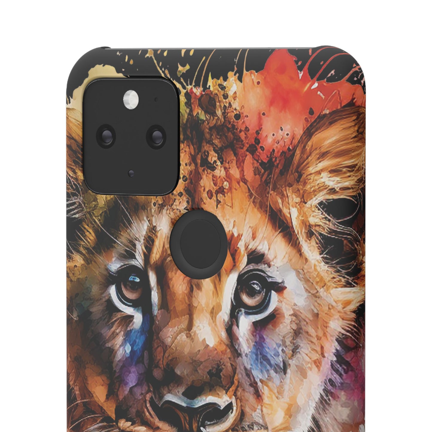 Phone Case Watercolor Lion Cub