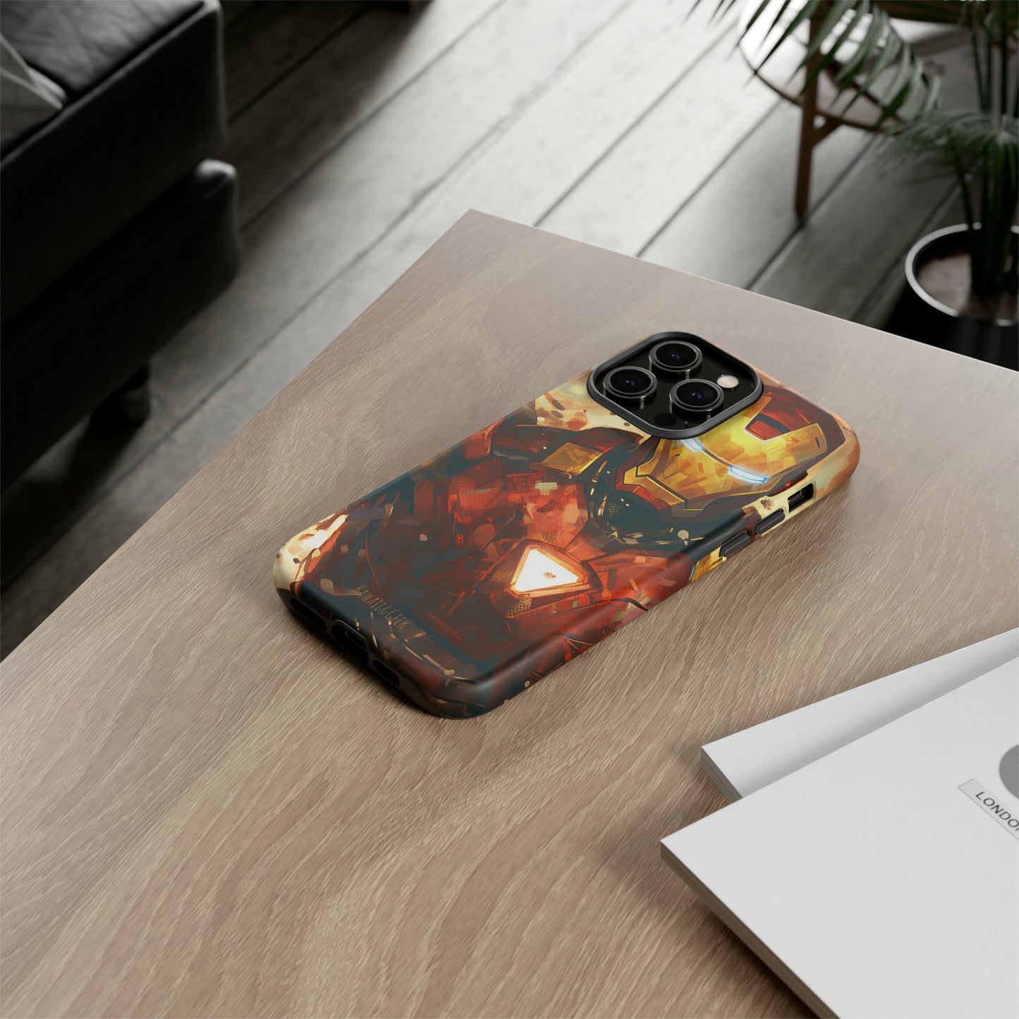 Iron Man Painting Tough Phone Case - Add Some Bold and Unique Style to Your Tech