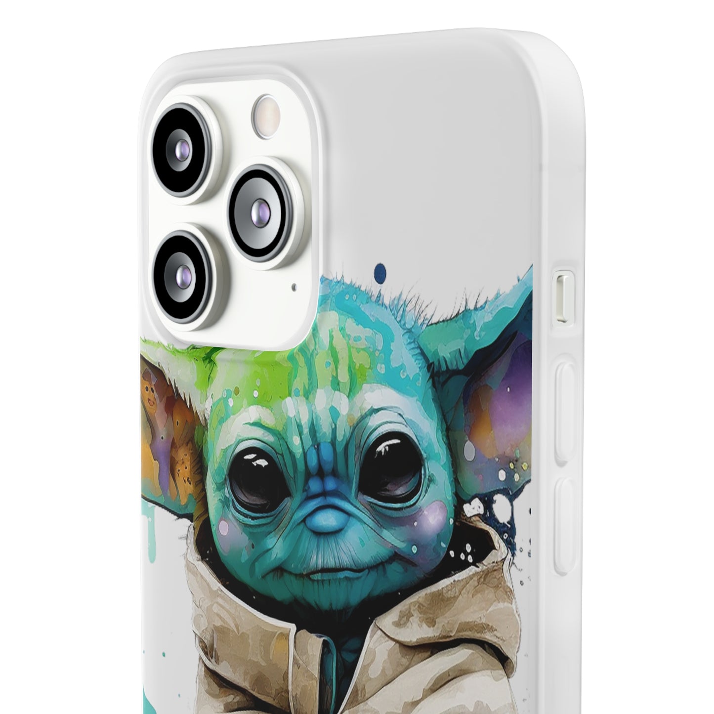 Baby Yoda Grogu flexi Phone Case - Add Some Adorable and Artistic Style to Your Smartphone - The Mandalorian - Star Wars