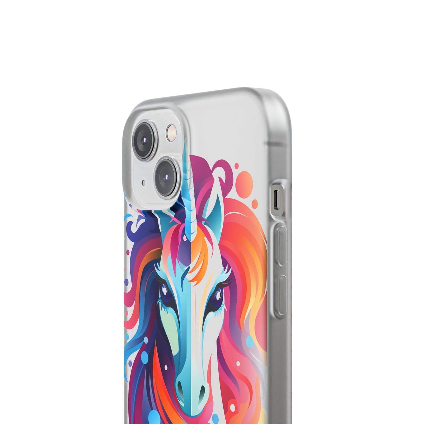 Ink Unicorn Flexi Transparent Phone Case