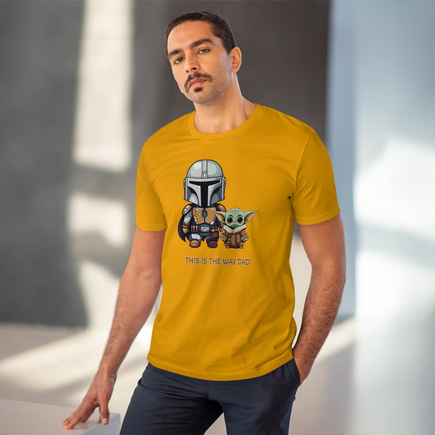 Mandalorian and Baby Yoda T-Shirt - This is the Dad - Celebrate Father's Day in Style and Sustainability - Star Wars