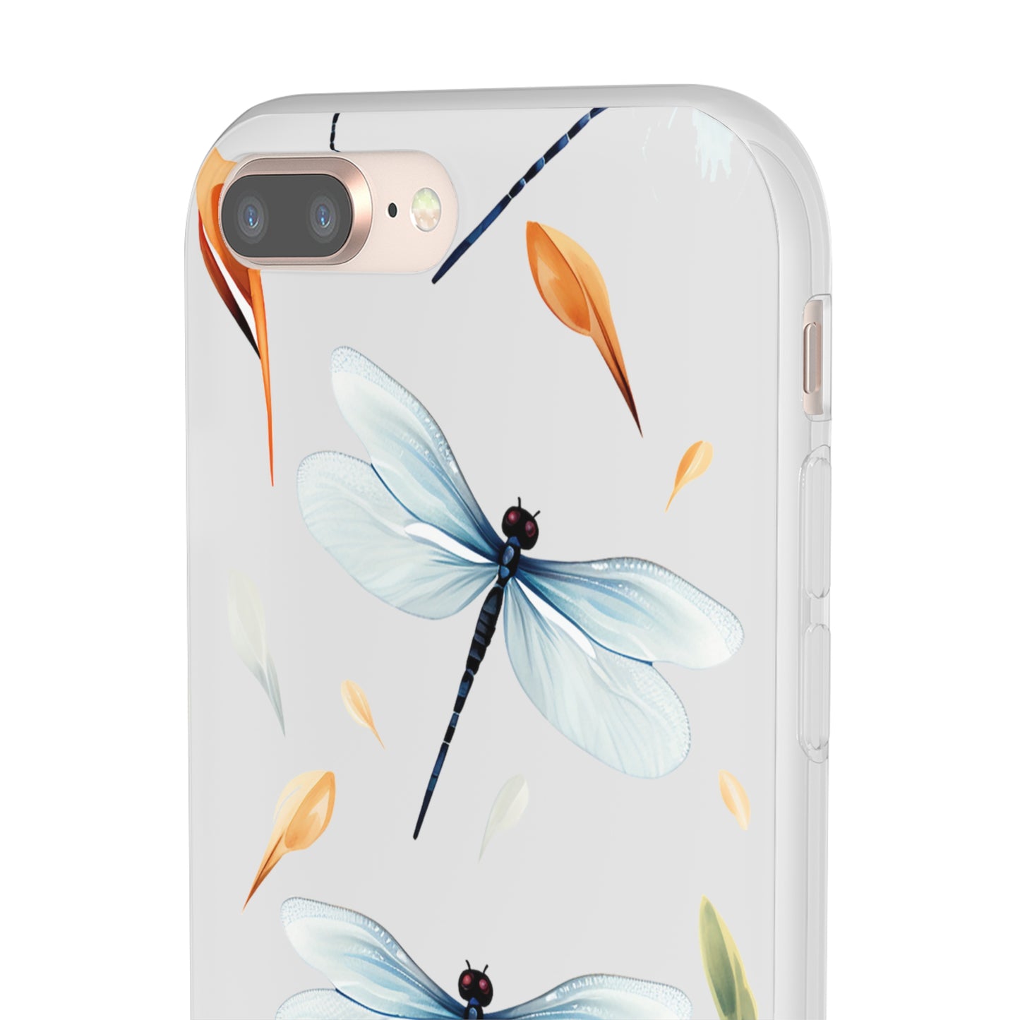 Dragonfly Dreams: Transparent Flexi Phone Case