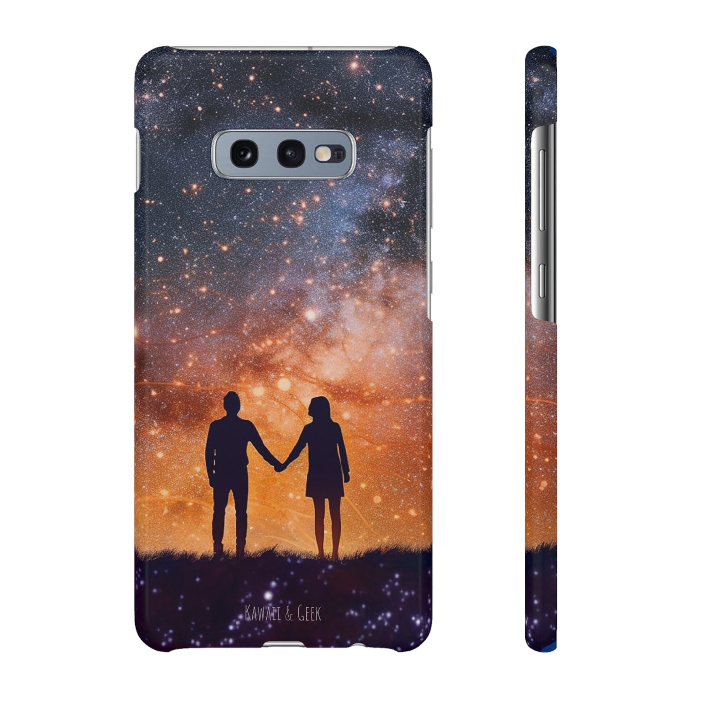 Starry Night Lovers Phone Case - Embrace the Beauty of the Night Sky