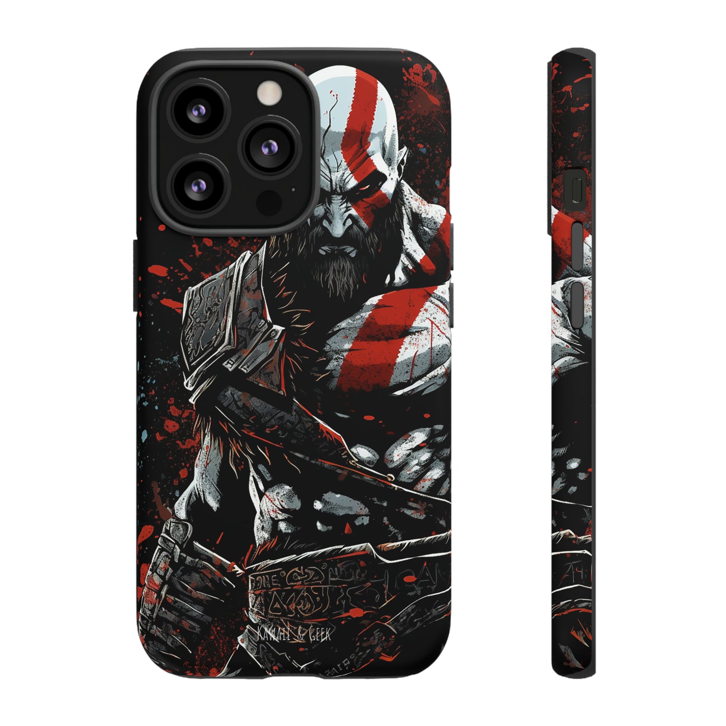 Kratos Tough Phone Case - Unleash the Power of the God of War in Style