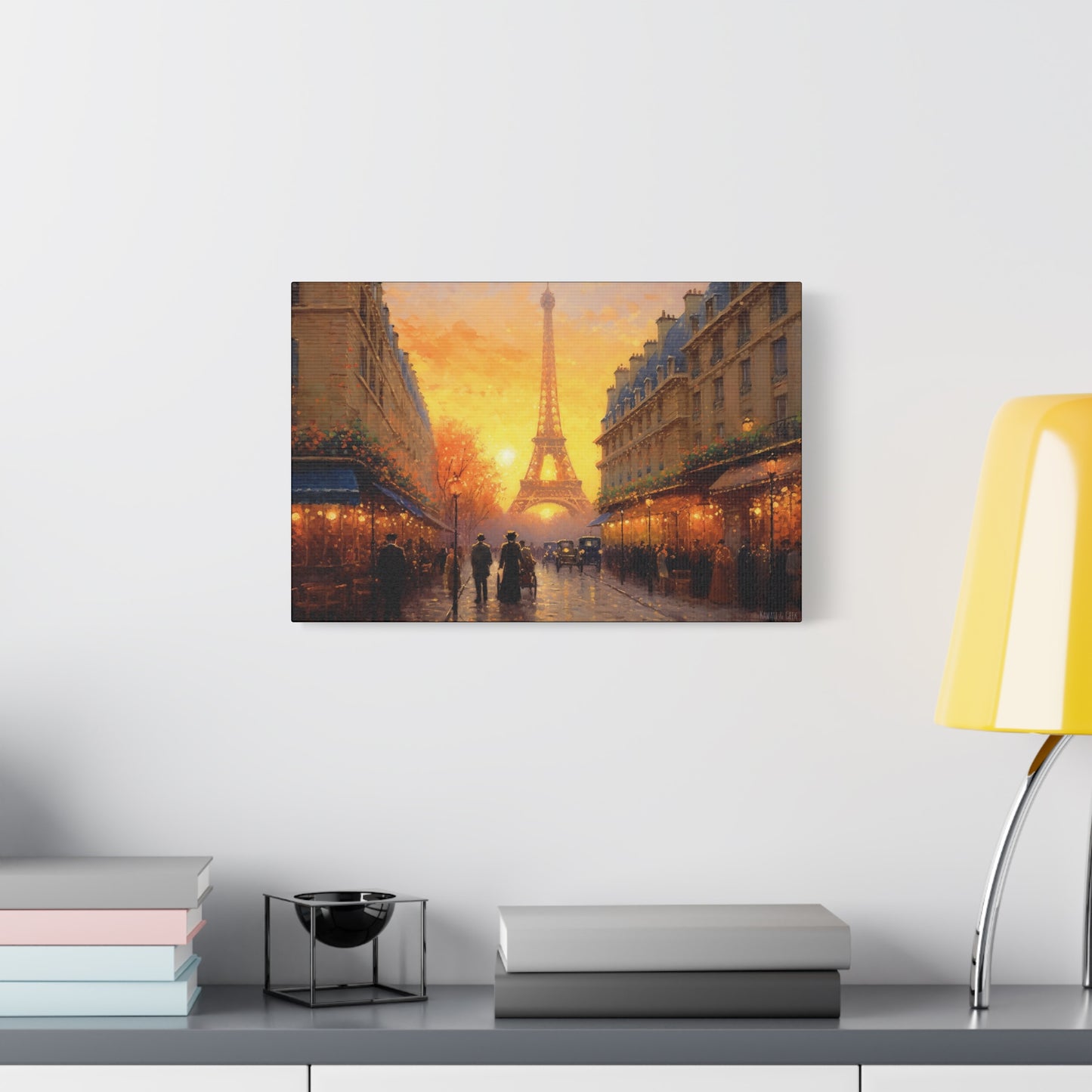 Parisian Sunset Canva - Capture the Timeless Beauty of the City of Light