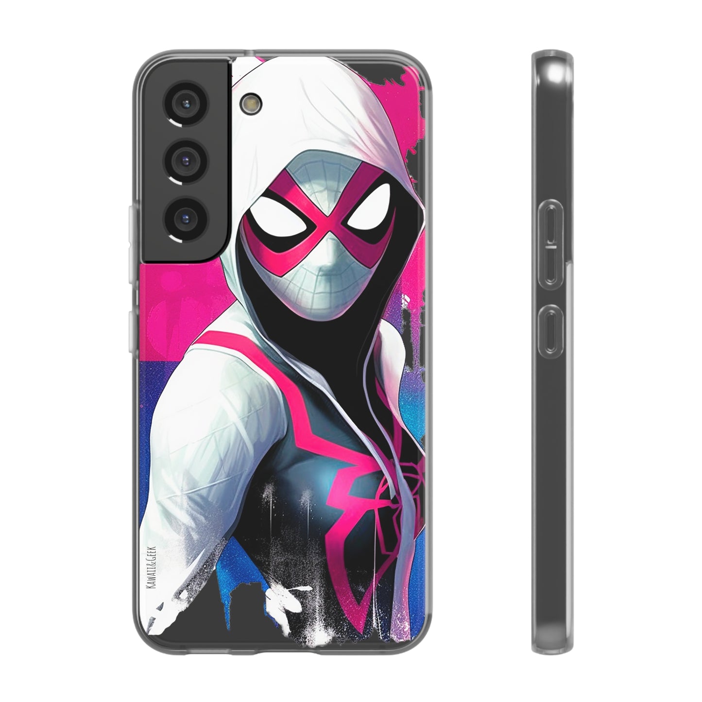 Spider Gwen in Flexi Phone Case - Add Some Colorful and Heroic Style to Your Phone