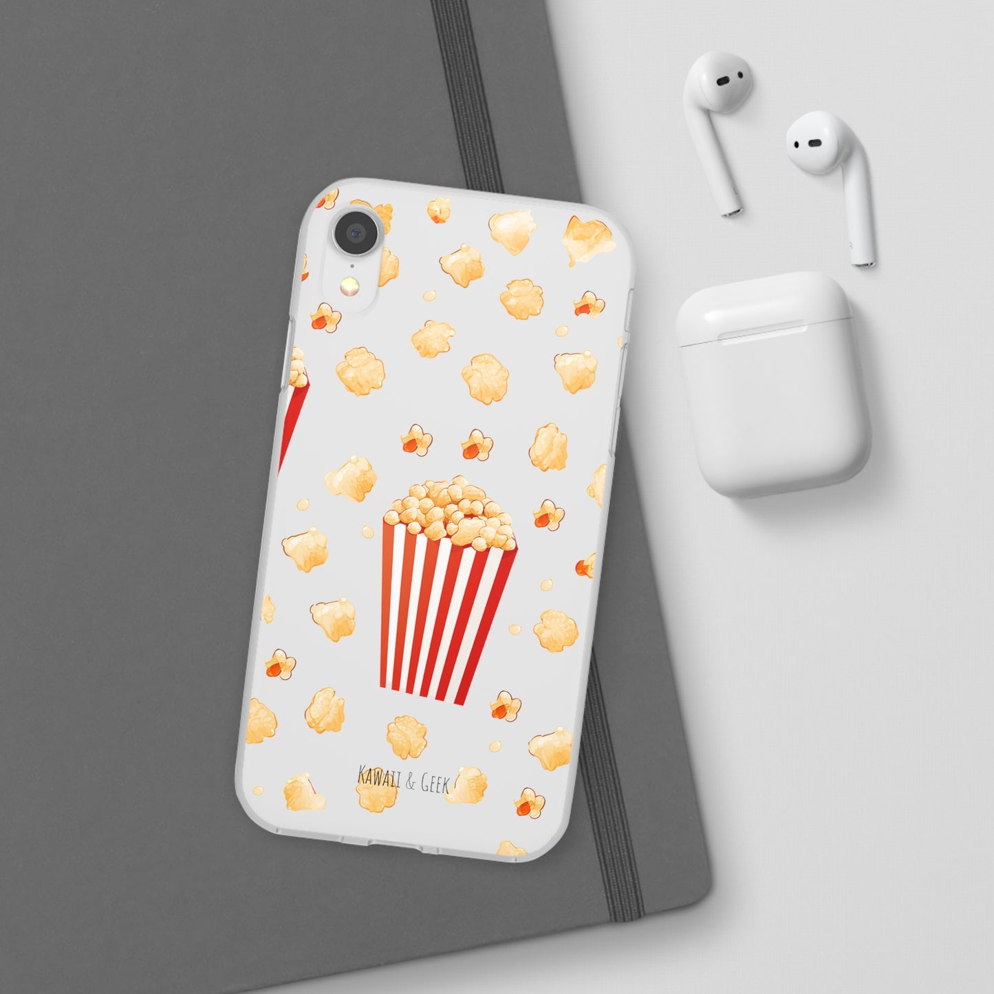 Popcorn Transparent Flexi Phone Case