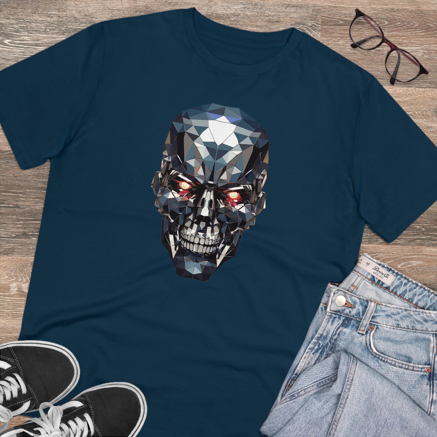 Terminator T-800 Polygonal T-Shirt - Embody Cybernetic Cool