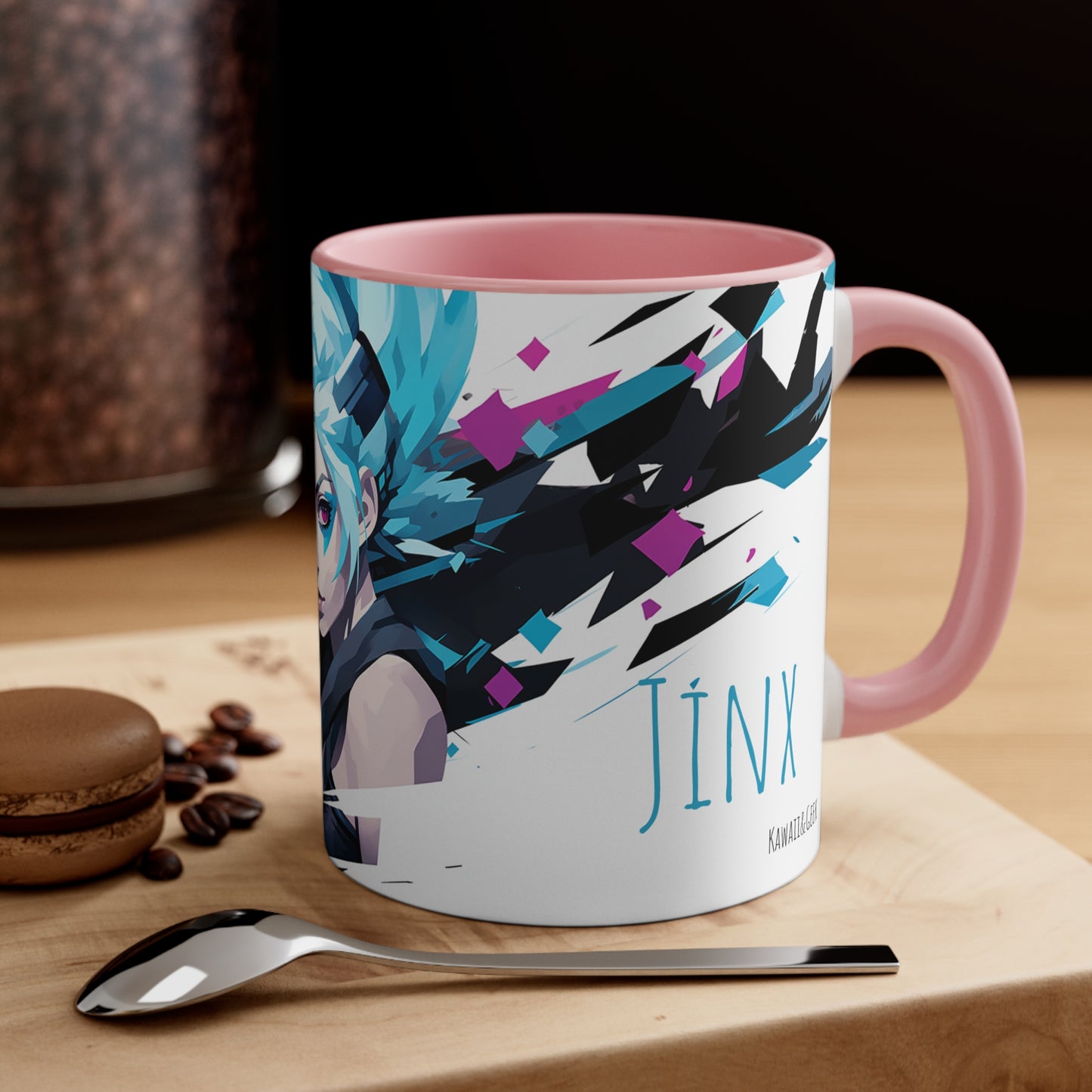 Jinx League of Legends / Arcane Mug - Embrace Chaos with 'Surprise! I'm back.'