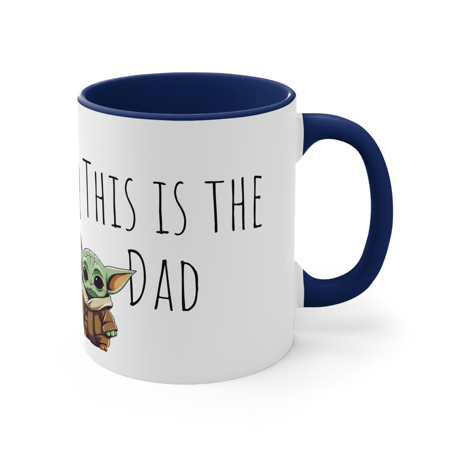 Cute Mandalorian and Baby Yoda Grogu Mug: The Perfect Dad Duo - Father's Day Special