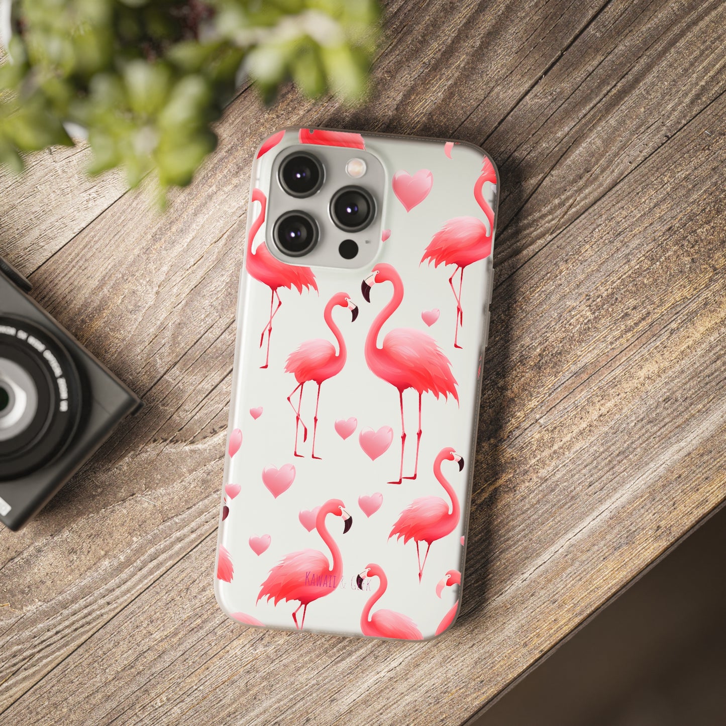 Pink Flamingo Elegance Flexi Phone case