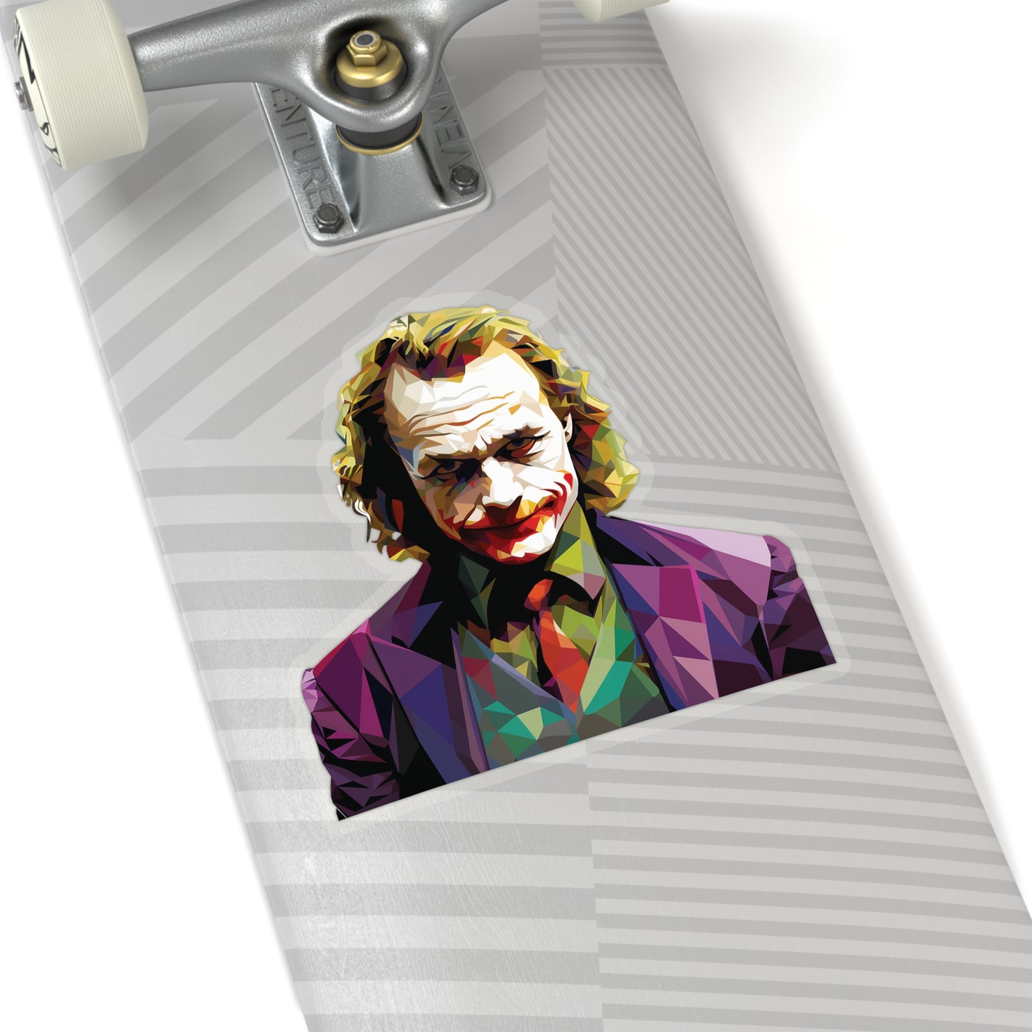 The Joker Heath Ledger Sticker - A Faceted Tribute to a Legendary Performance