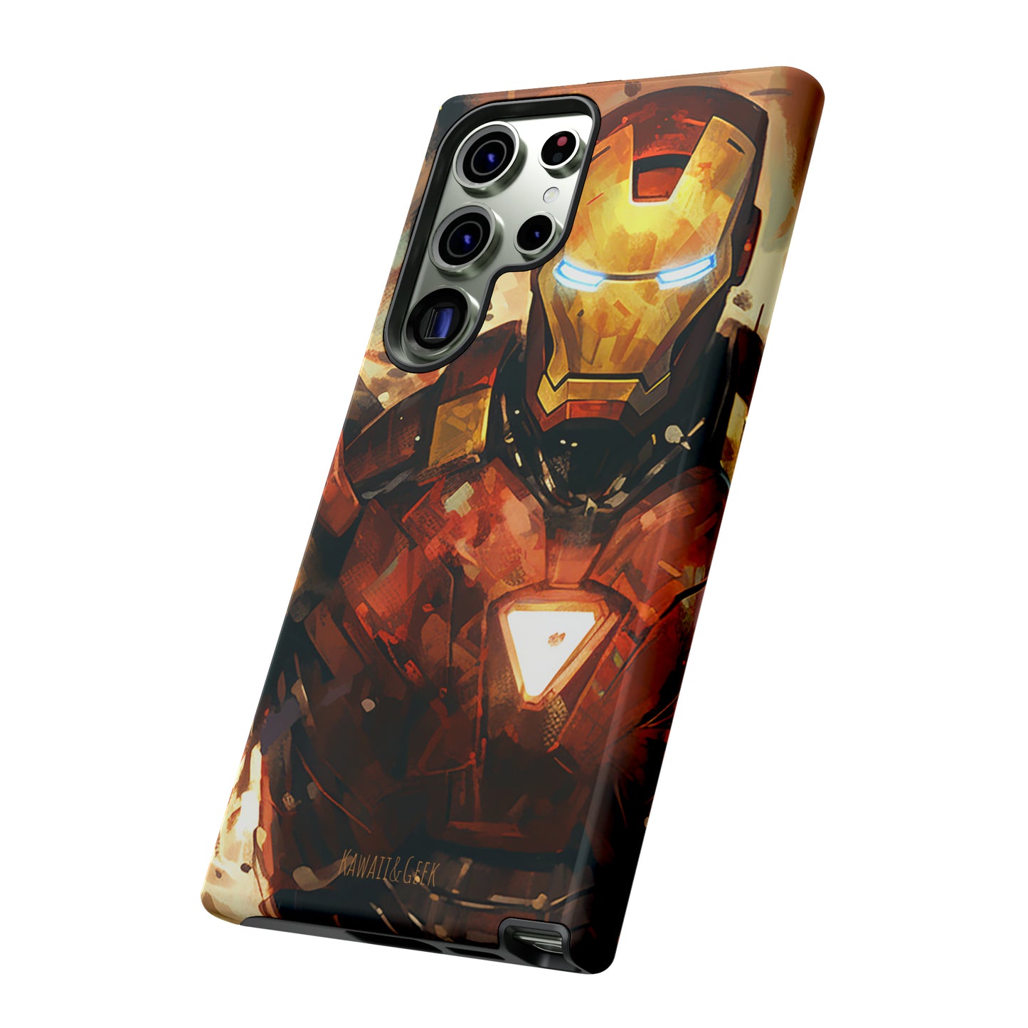 Iron Man Painting Tough Phone Case - Add Some Bold and Unique Style to Your Tech