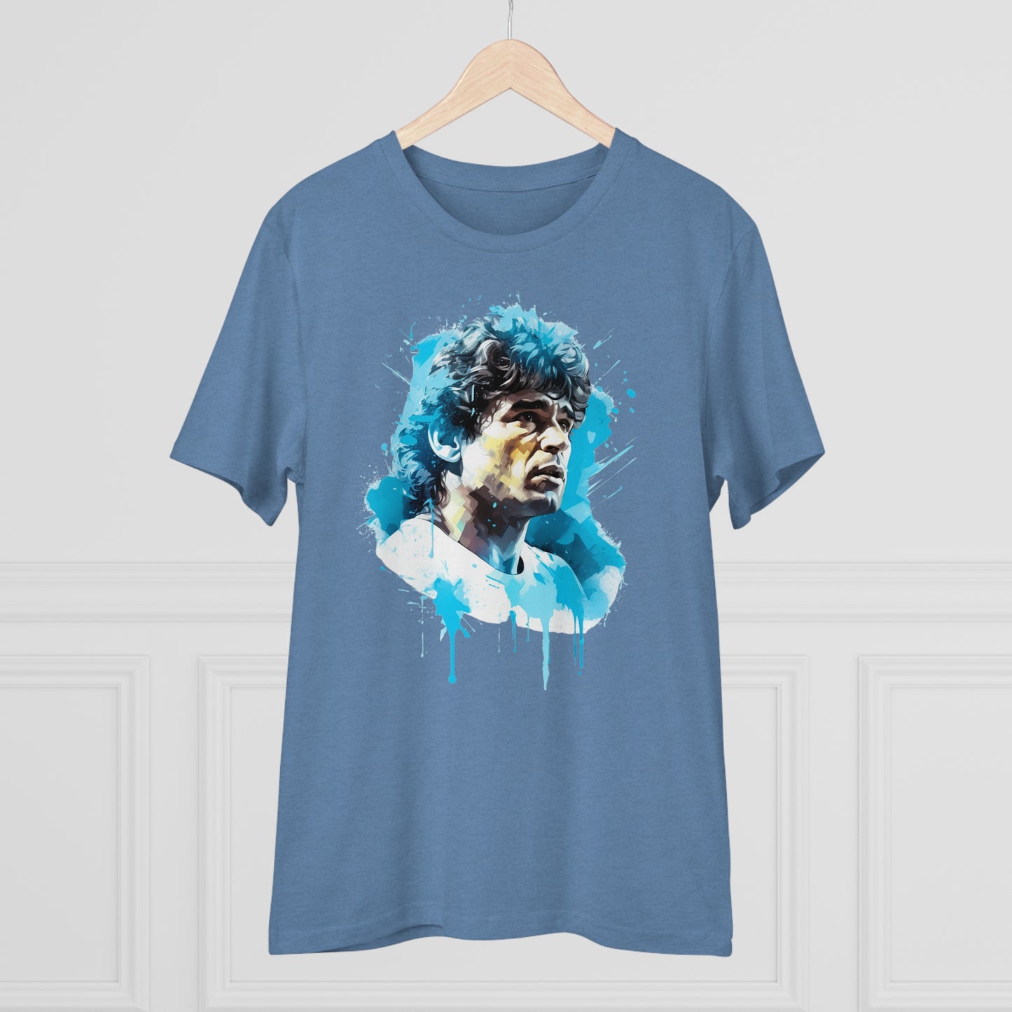 Diego Maradona Eco-Friendly T-shirt : Ethereal Watercolor