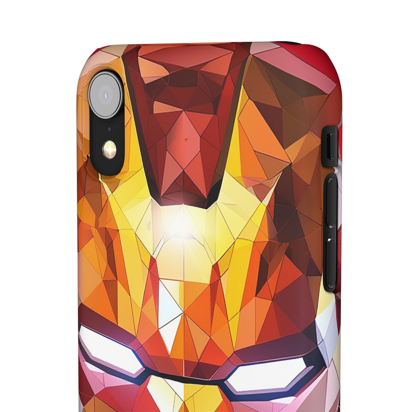 Phone Case - Iron Man helmet polygonal style
